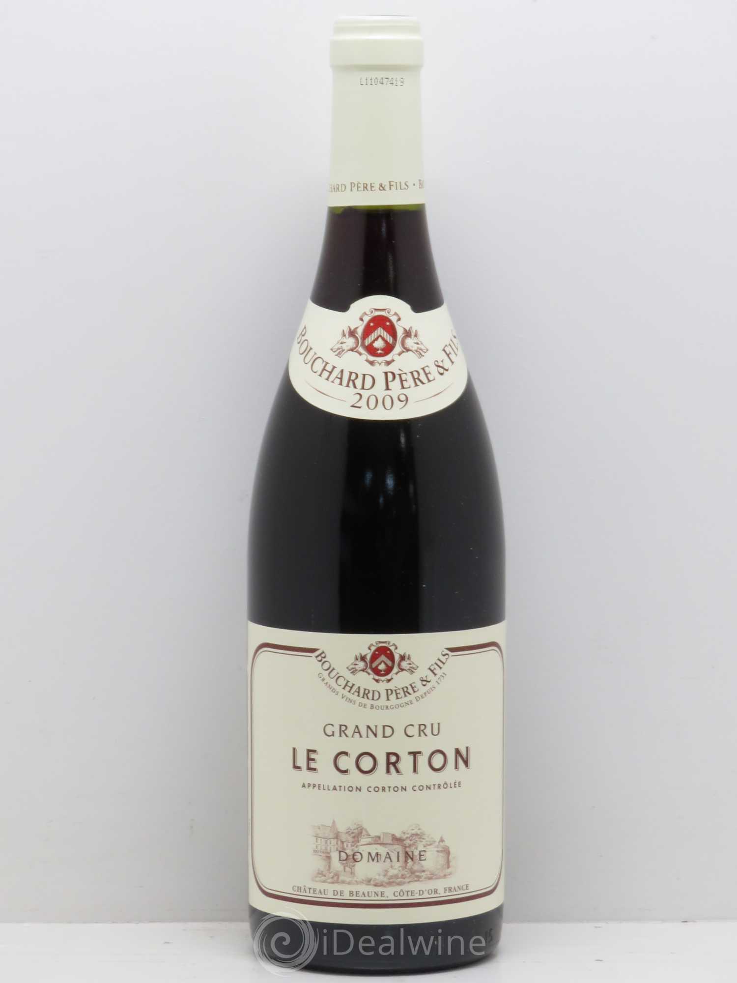 Corton Grand Cru Le Corton Bouchard Père & Fils 2009 - Lot de 1 bouteille - 0