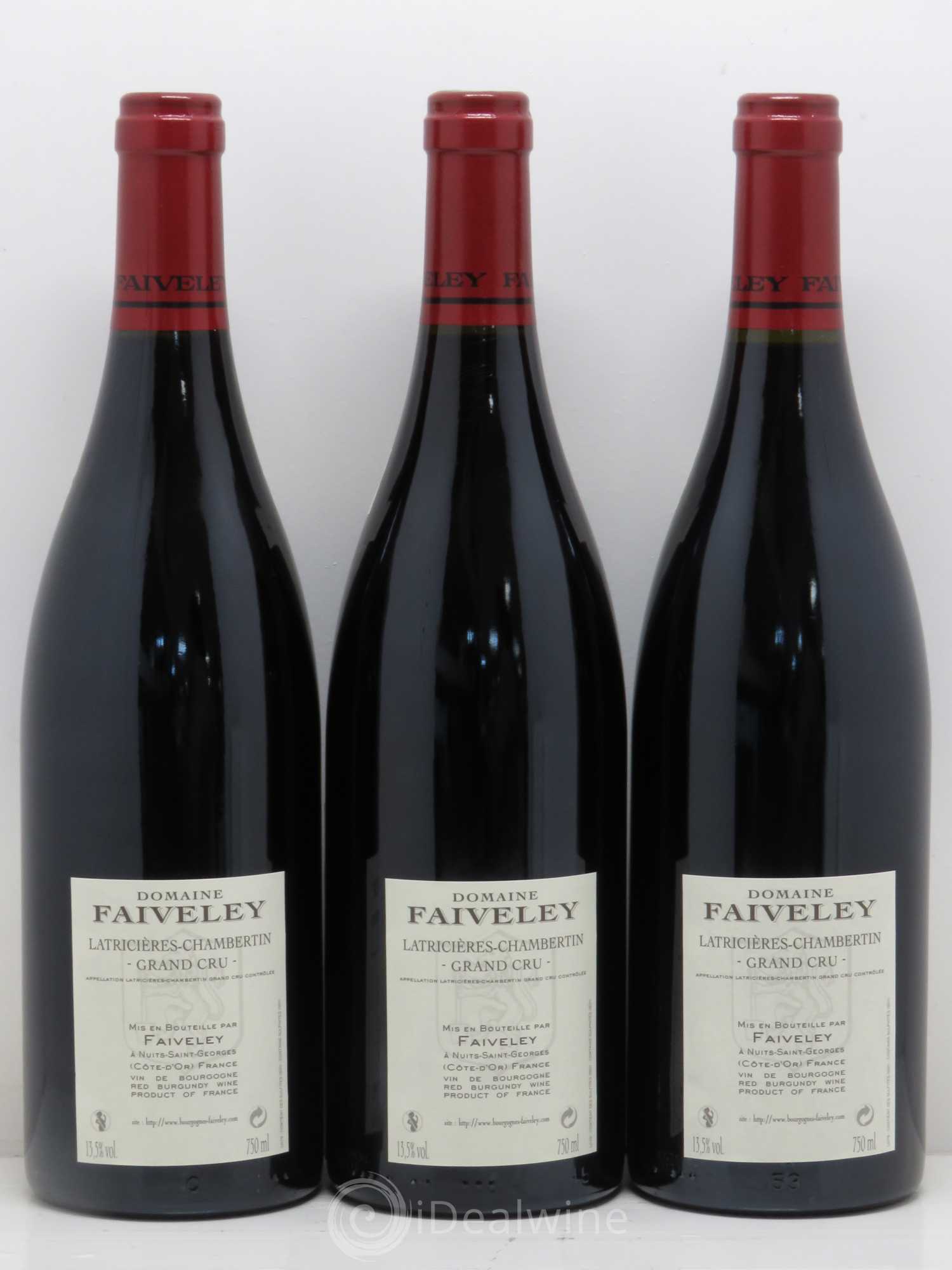 Latricières-Chambertin Grand Cru Faiveley 2009 - Lot de 3 bouteilles - 1