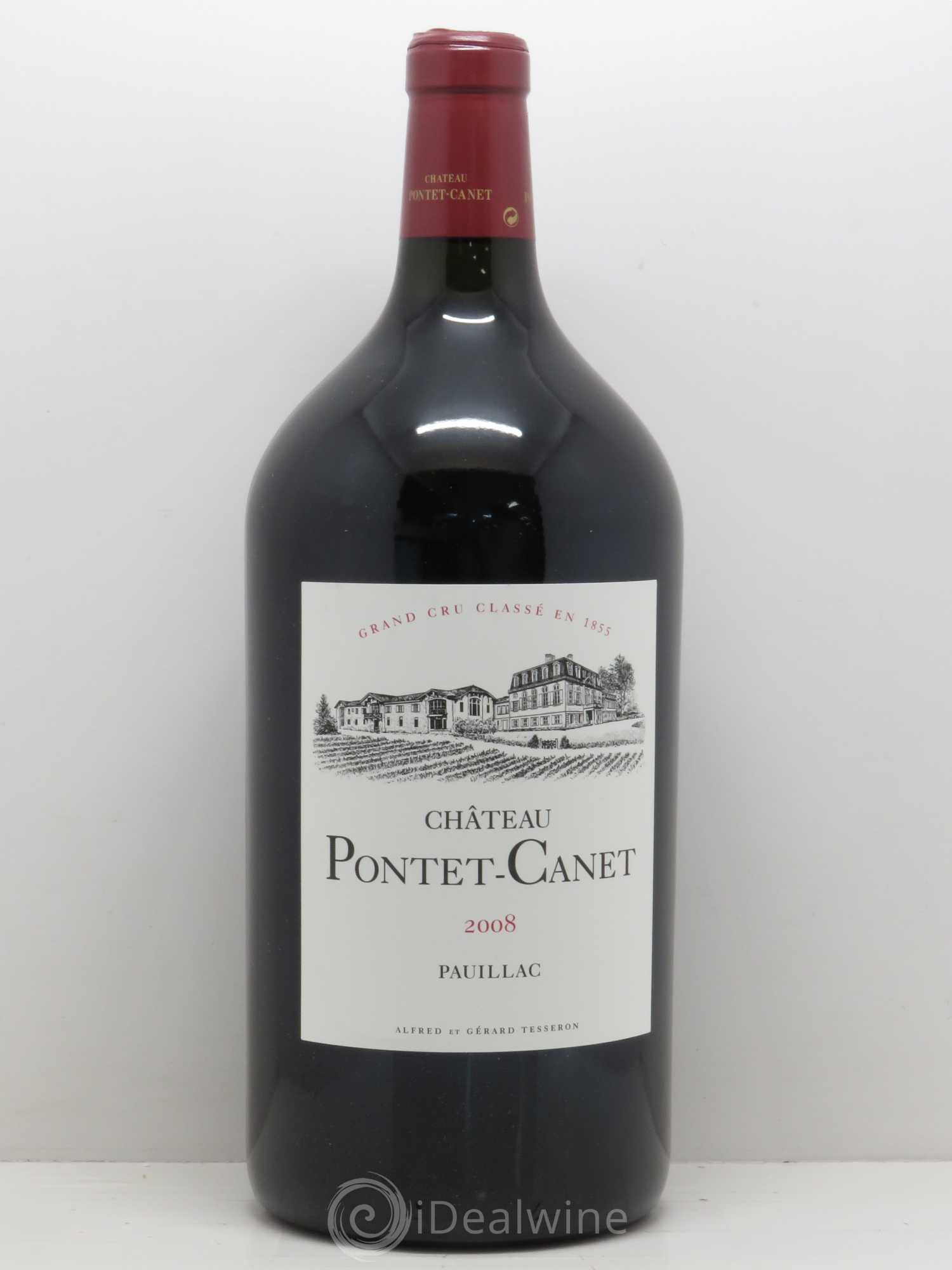 Château Pontet Canet 5ème Grand Cru Classé 2008 - Lot de 1 double magnum - 0