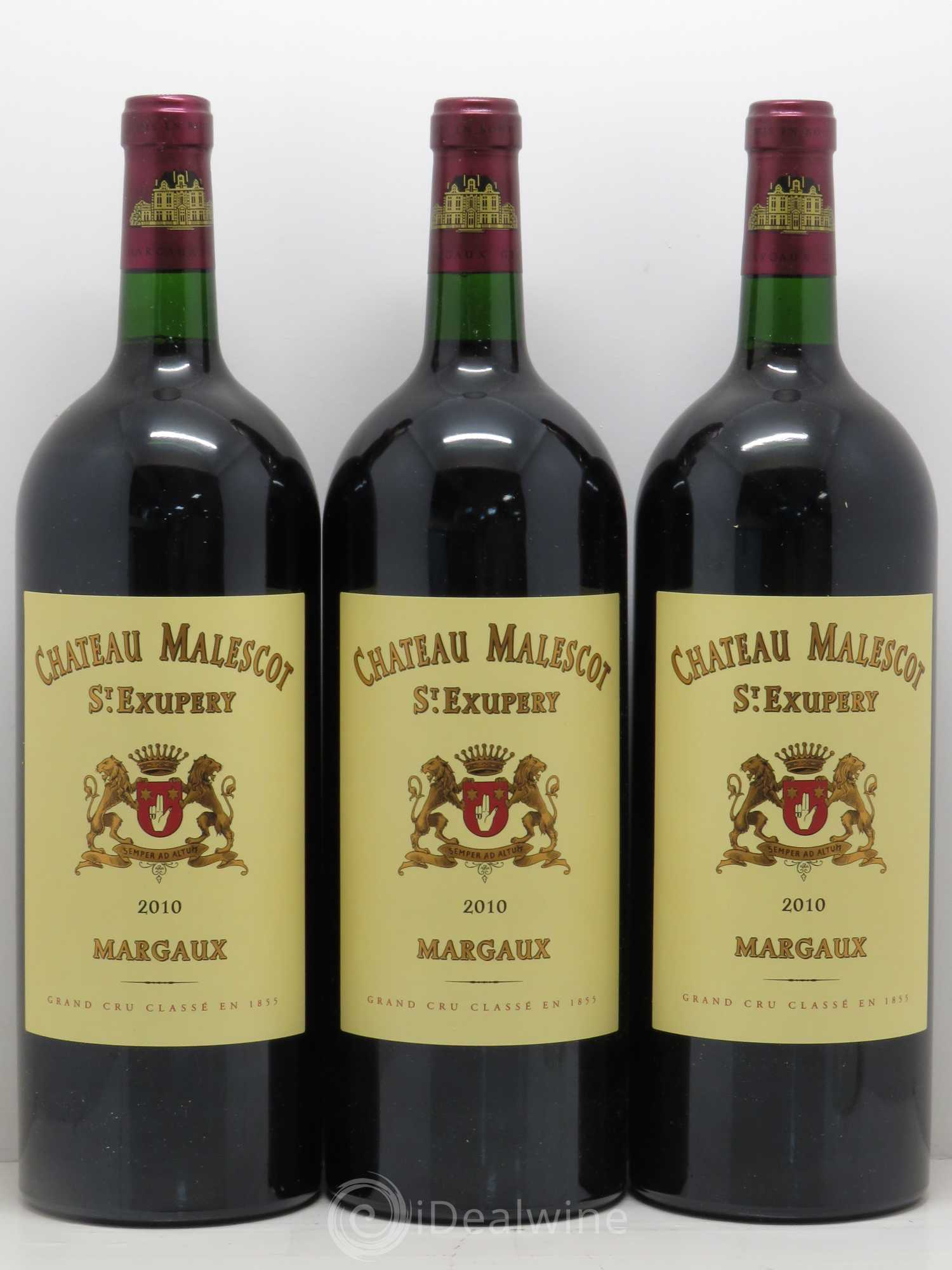Château Malescot Saint-Exupéry 3ème Grand Cru Classé 2010 - Lot de 3 magnums - 0
