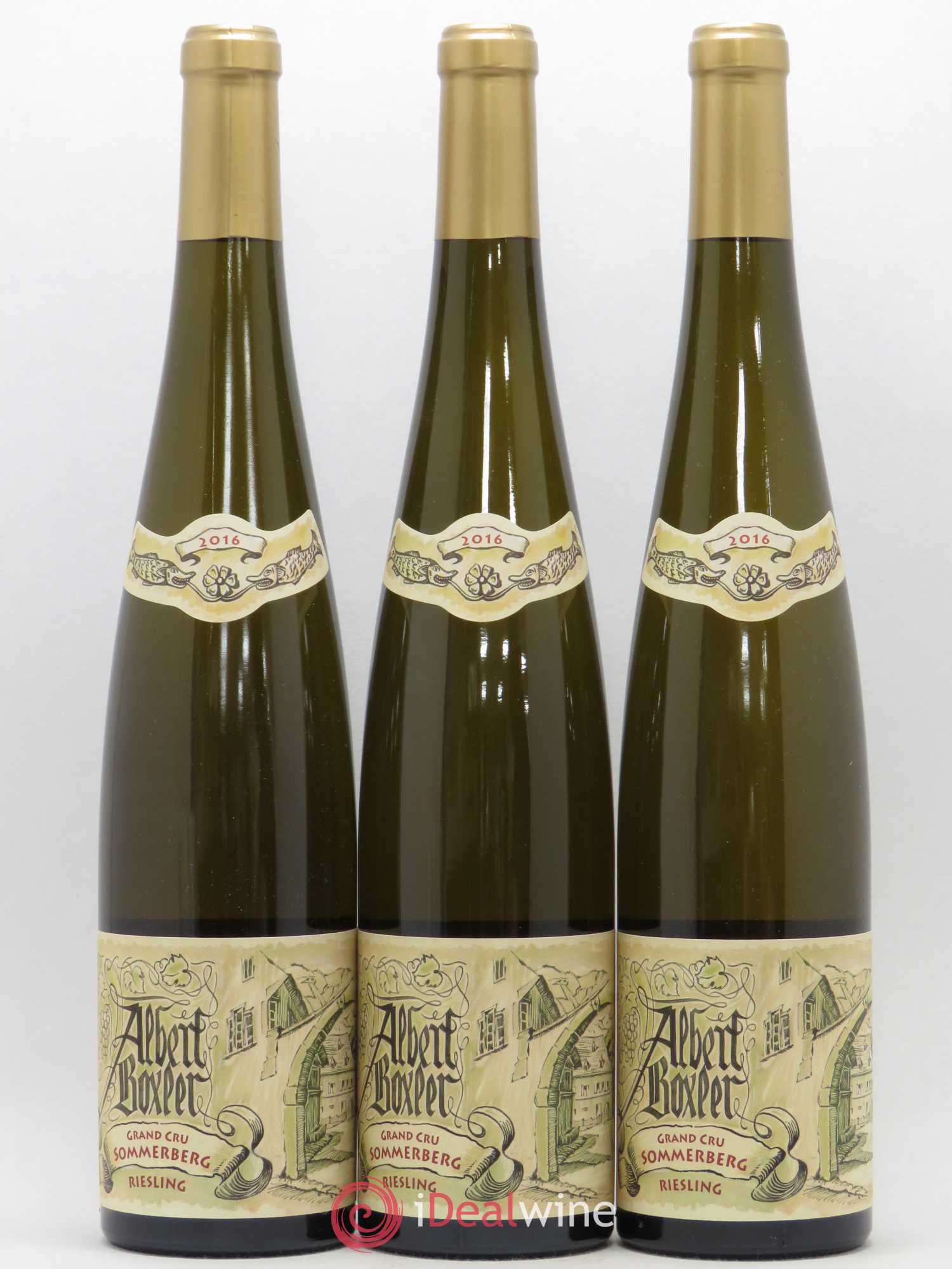 Alsace Riesling Grand Cru Sommerberg Albert Boxler Cuvée E 2016 - Posten von 3 Flaschen - 0