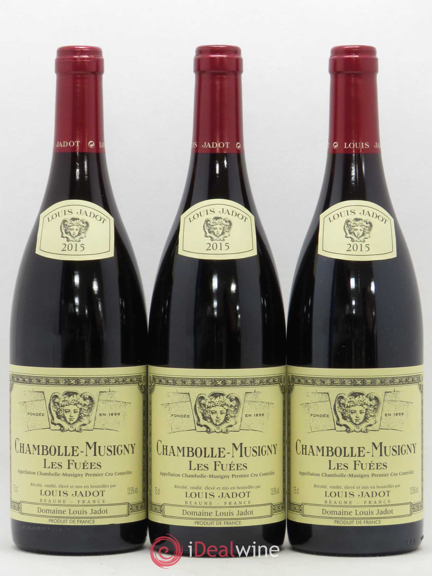 Chambolle-Musigny 1er Cru Les Fuées Maison Louis Jadot 2015 - Lot de 3 bouteilles - 0