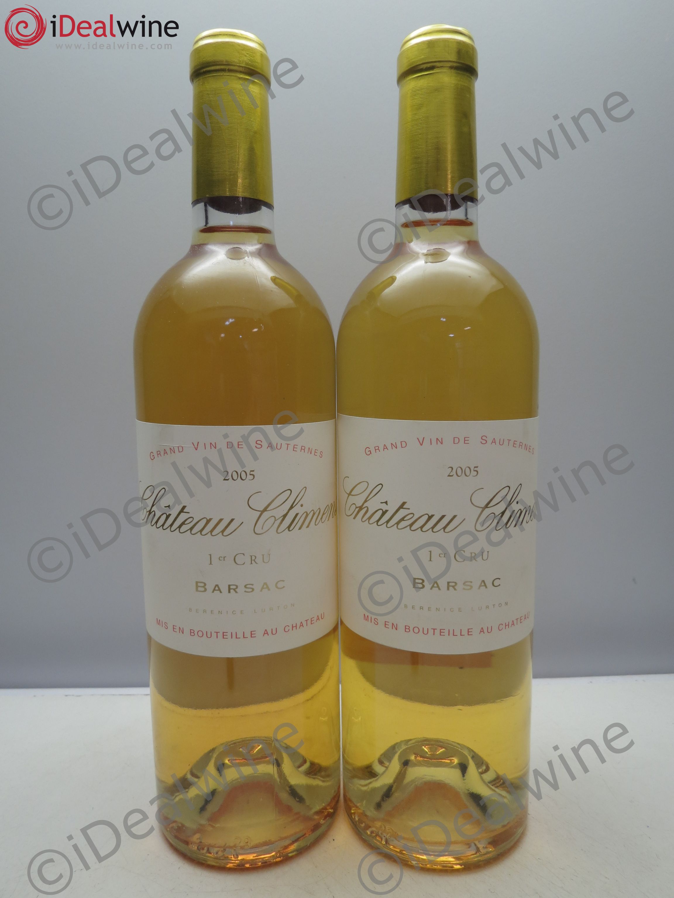 Château Climens 1er Grand Cru Classé 2005 - Lotto di 2 bottiglie - 0