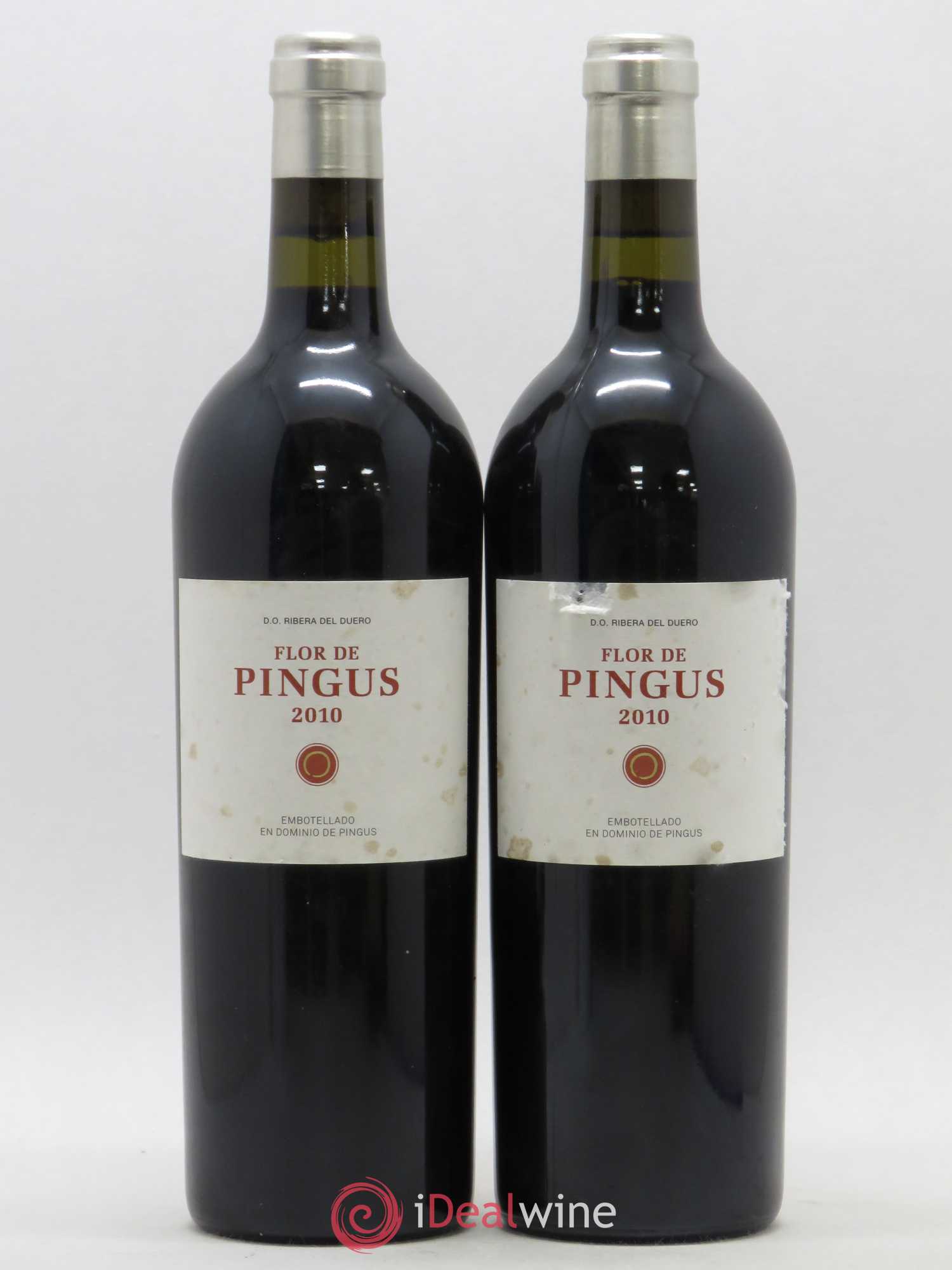 Ribera Del Duero Flor de Pingus Dominio de Pingus - Peter Sisseck 2010 - Lot de 2 bouteilles - 0