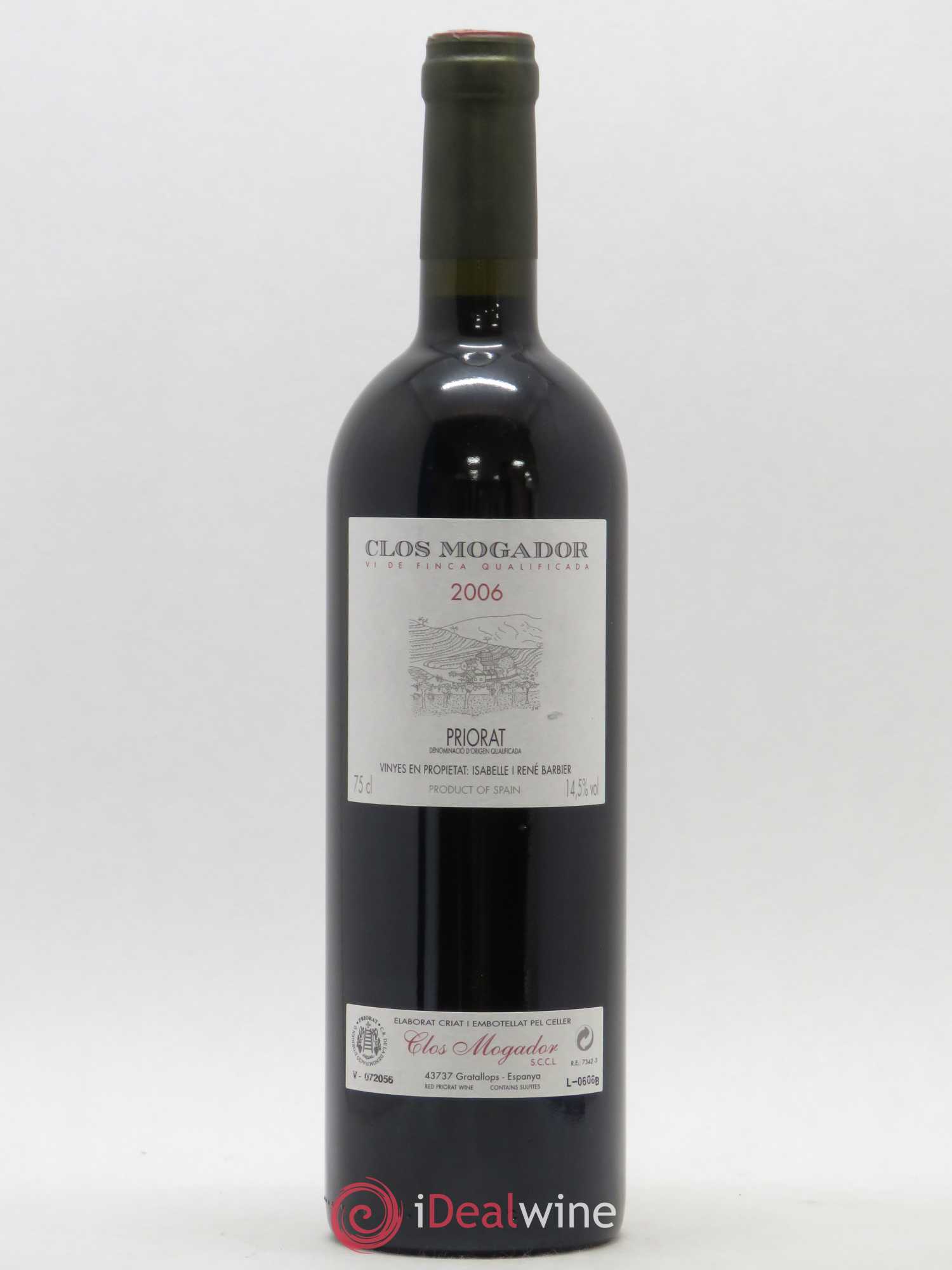Priorat Clos Mogador DOCA René Barbier 2006 - Lot de 1 bouteille - 0