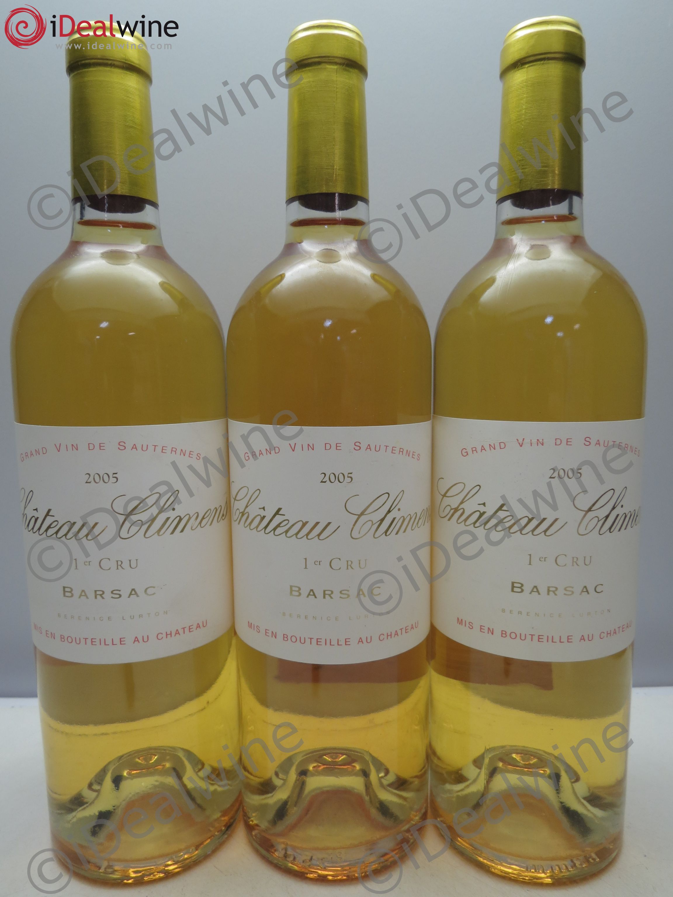 Château Climens 1er Grand Cru Classé 2005 - Lotto di 3 bottiglie - 0