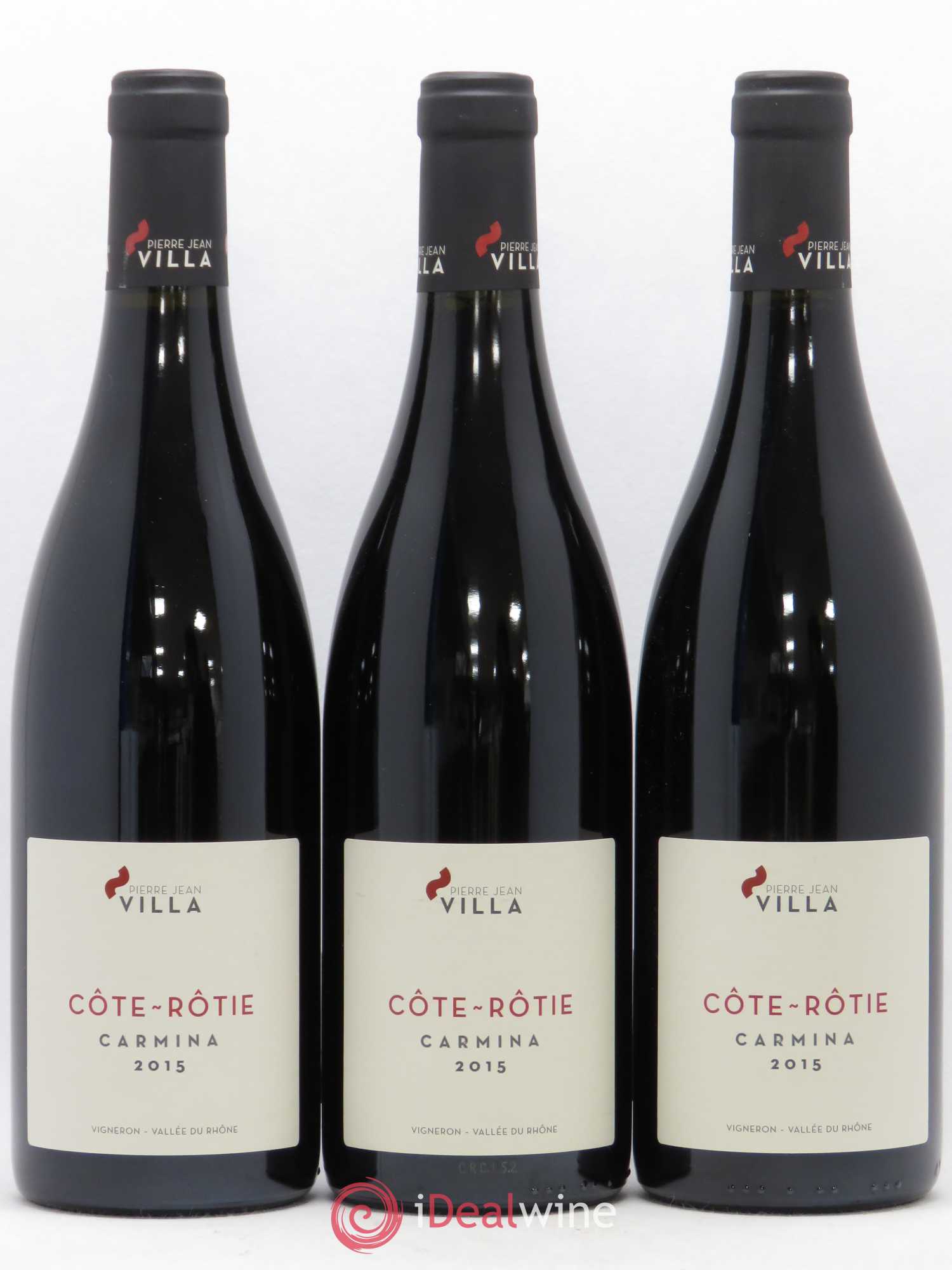 Côte-Rôtie Carmina Pierre-Jean Villa 2015 - Lot de 3 bouteilles - 0