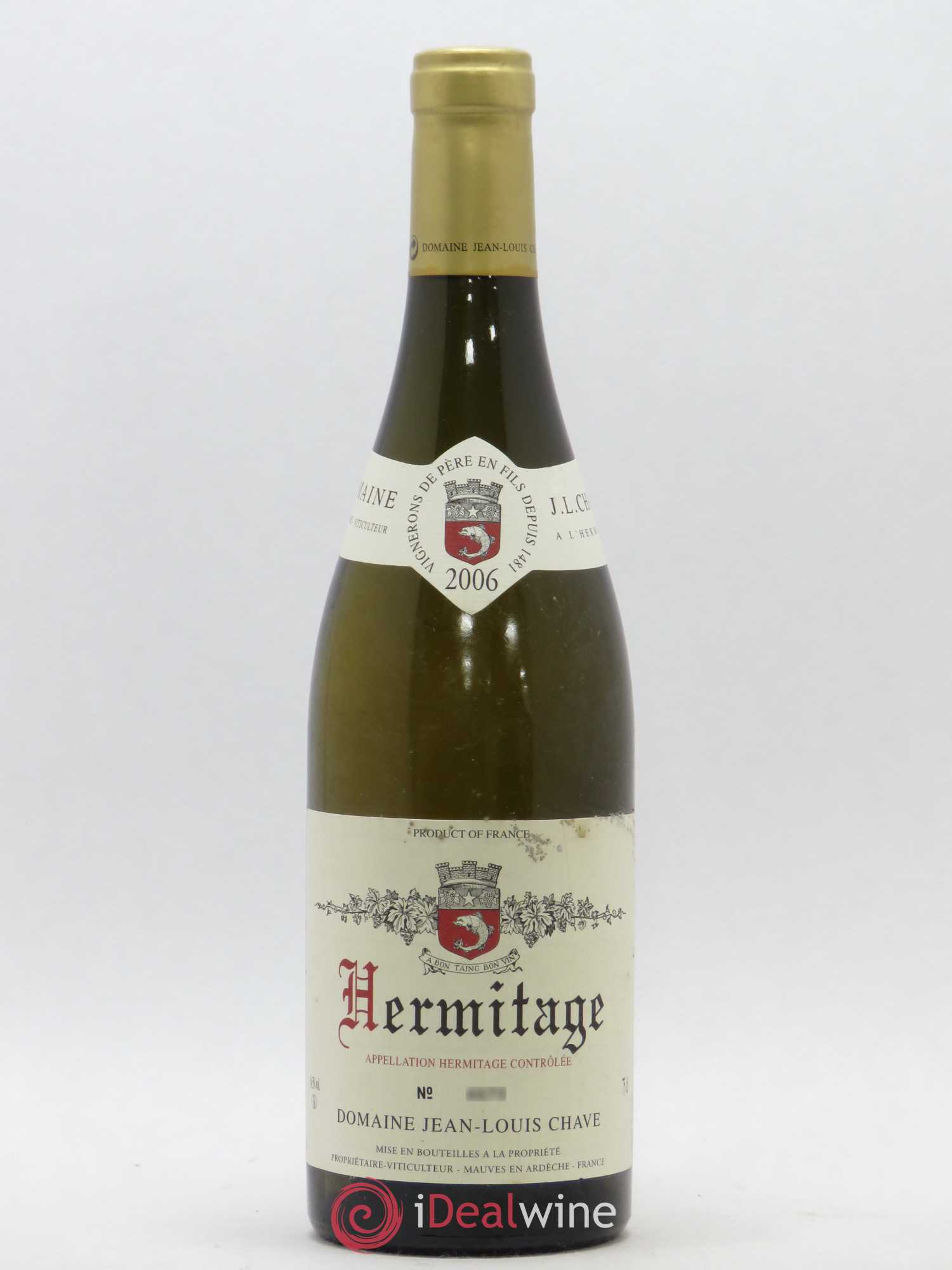 Hermitage Jean-Louis Chave 2006 - Lot de 1 bouteille - 0