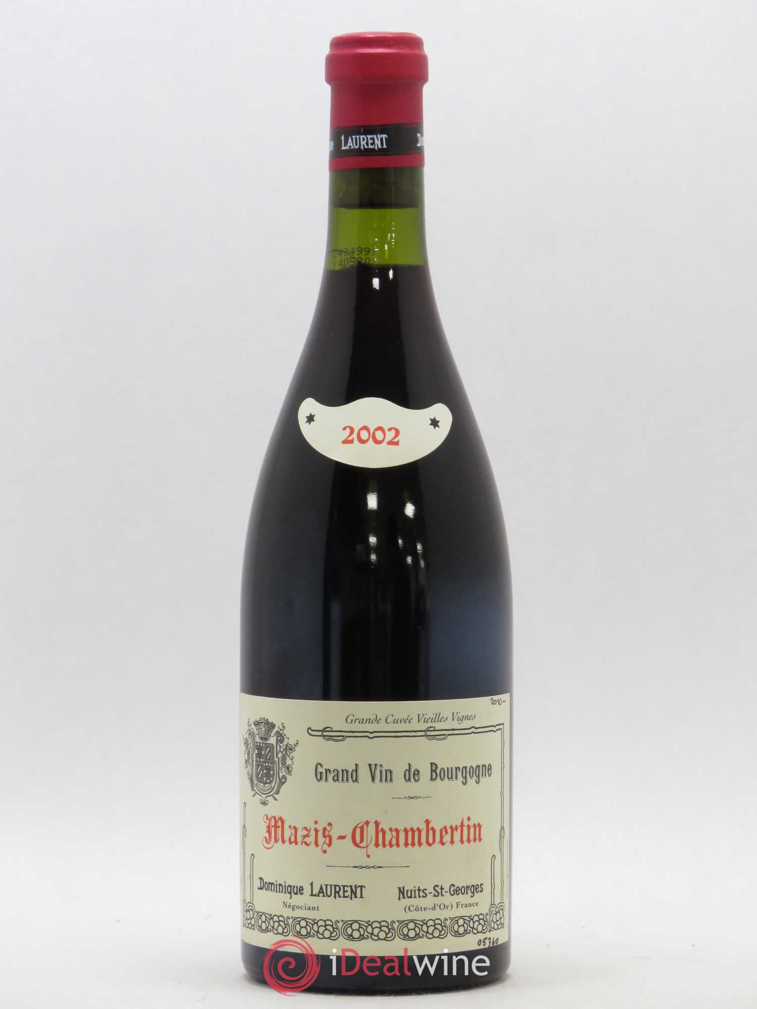 Mazis-Chambertin Grand Cru Dominique Laurent Cuvée B Vieilles Vignes 2002 - Posten von 1 Flasche - 0