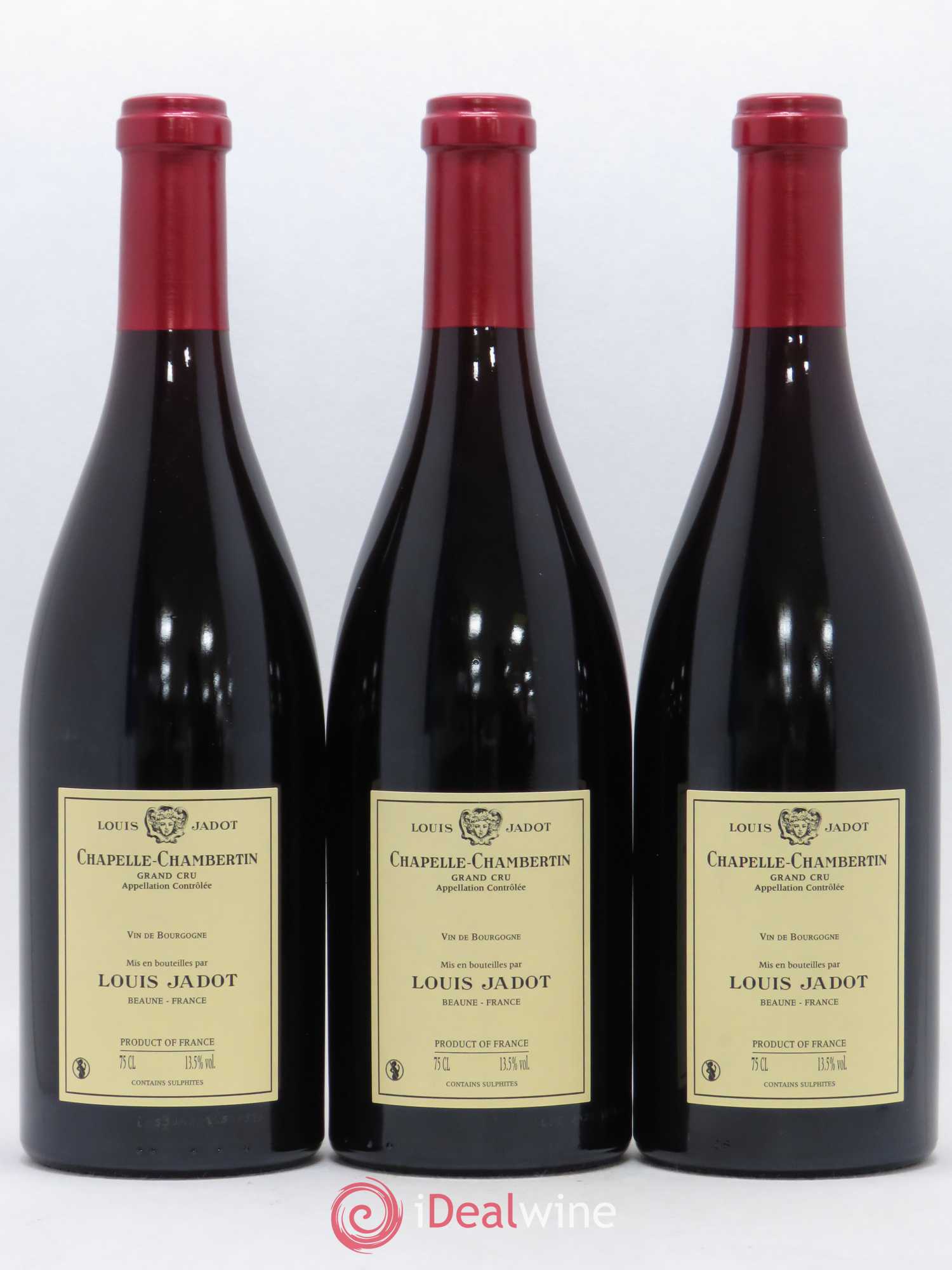 Chapelle-Chambertin Grand Cru Maison Louis Jadot 2015 - Lot de 3 bouteilles - 1