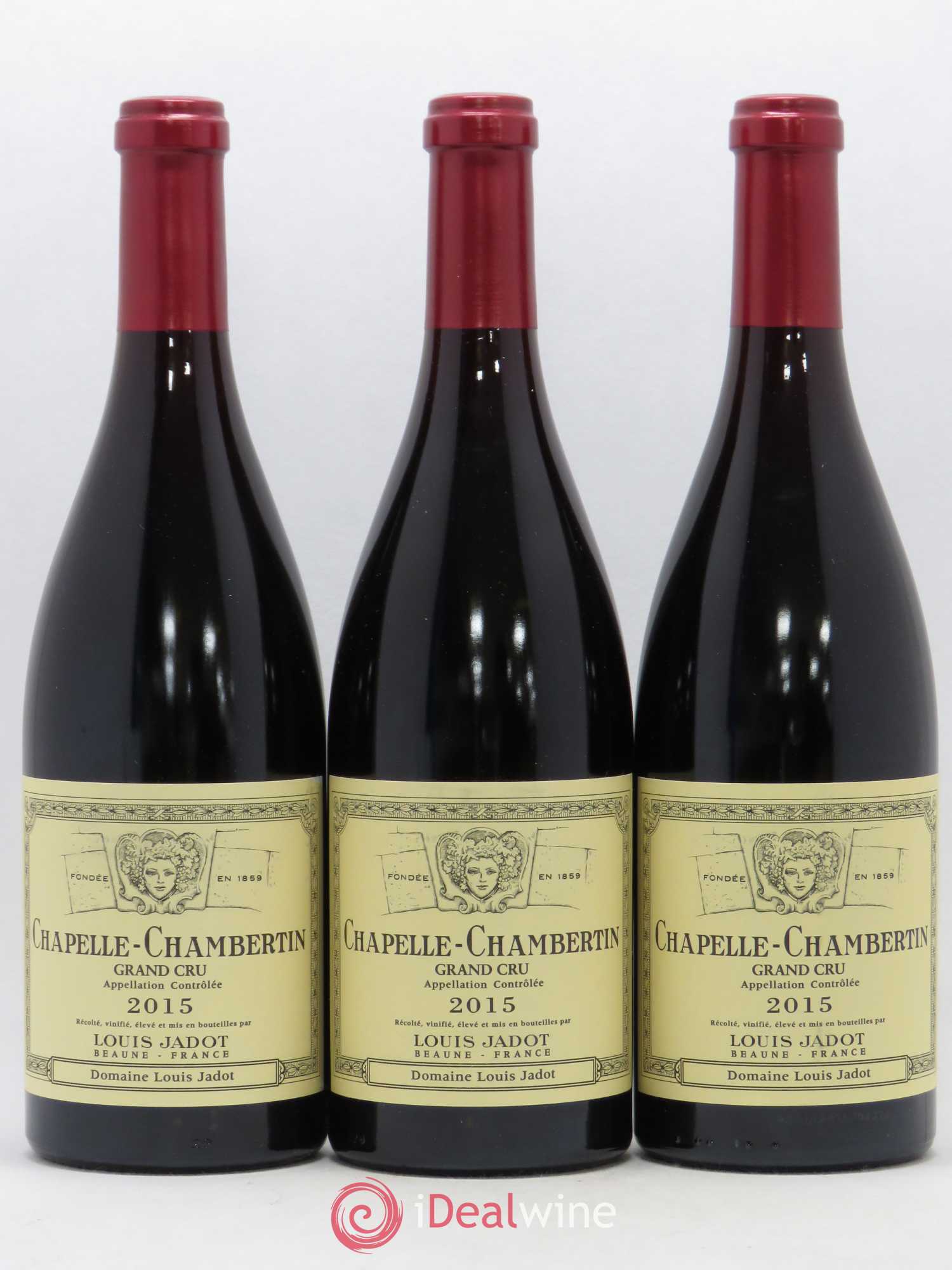 Chapelle-Chambertin Grand Cru Maison Louis Jadot 2015 - Lot de 3 bouteilles - 0
