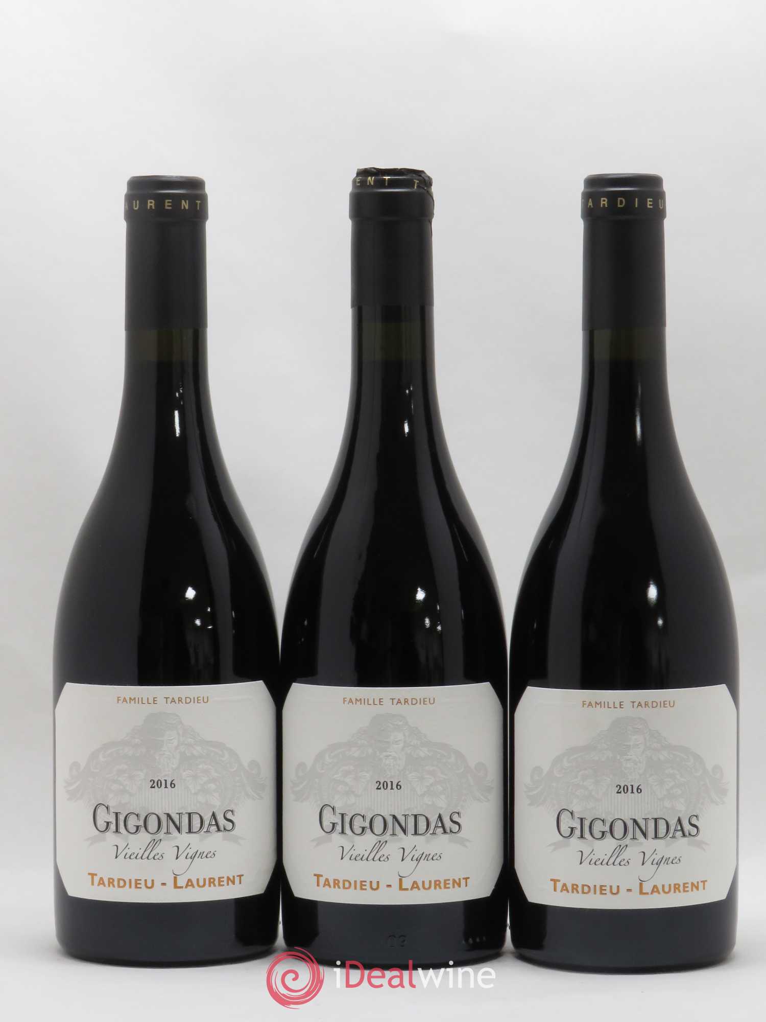 Gigondas Vieilles vignes Tardieu-Laurent 2016 - Posten von 3 Flaschen - 0