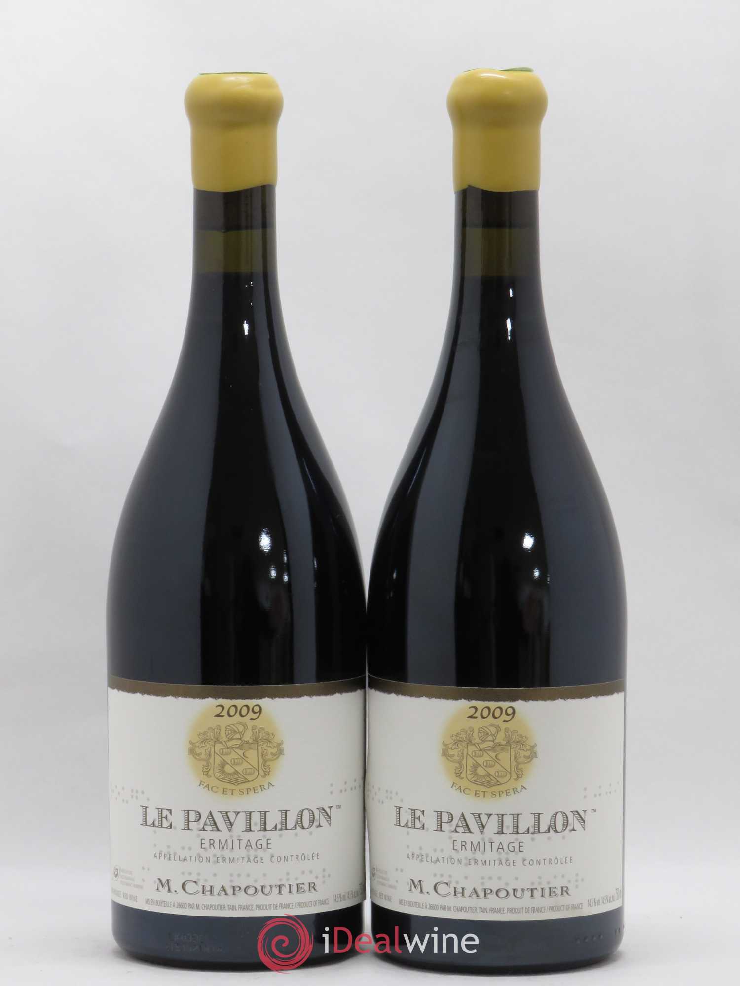 Hermitage Ermitage Le Pavillon Chapoutier 2009 - Lot de 2 bouteilles - 0