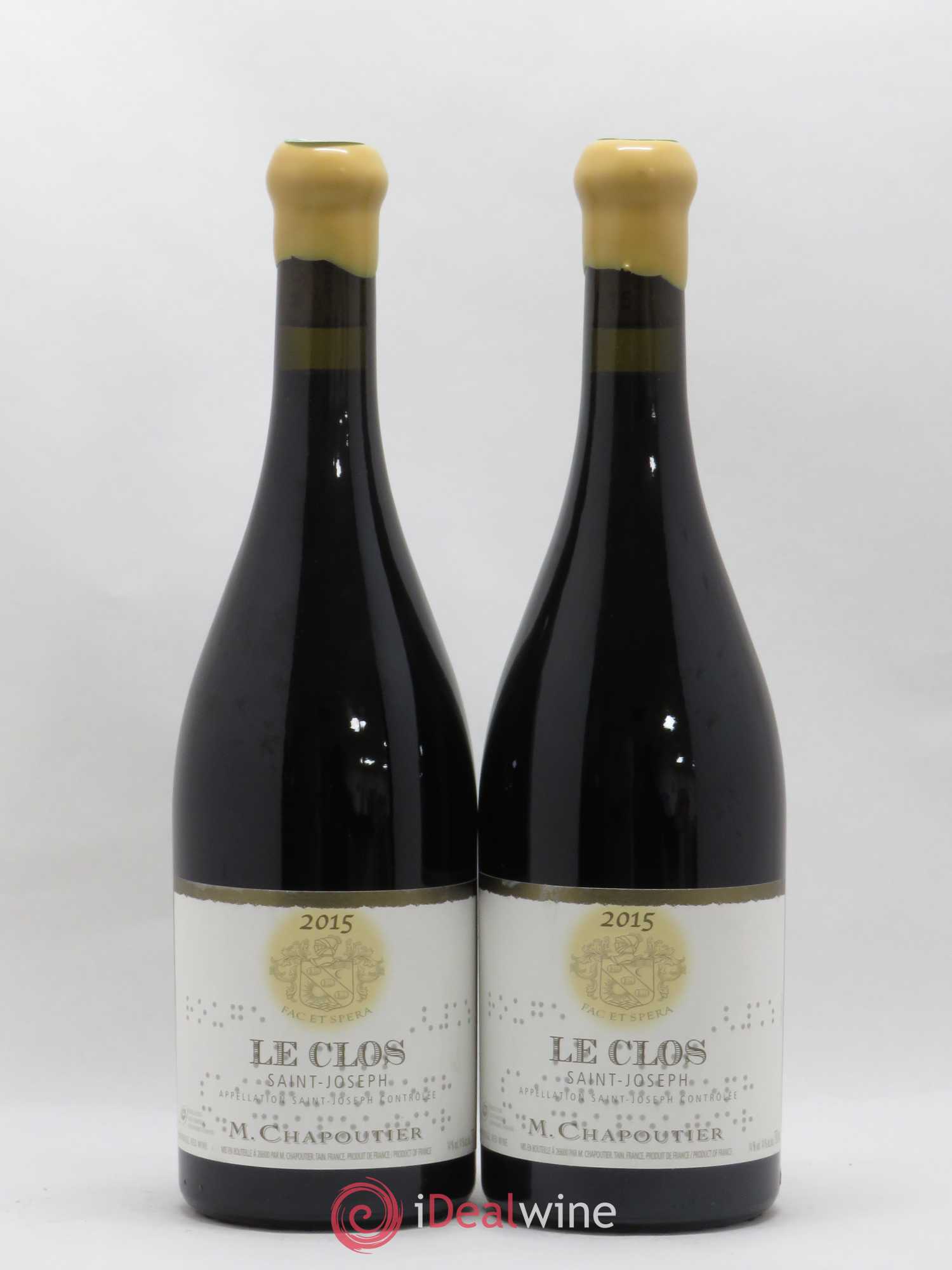 Saint-Joseph Le Clos Chapoutier 2015 - Lot de 2 bouteilles - 0