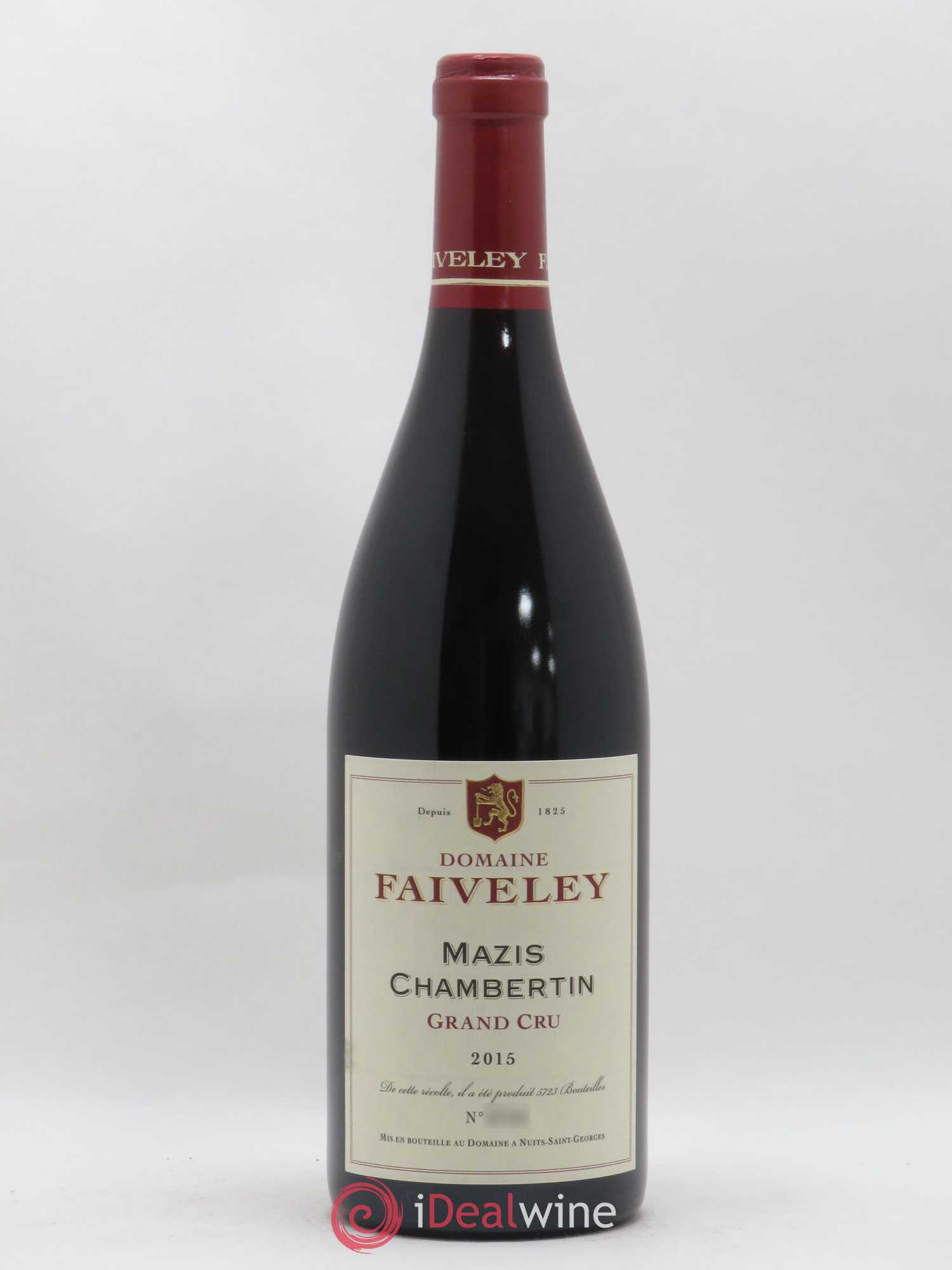 Mazis-Chambertin Grand Cru Faiveley 2015 - Lot de 1 bouteille - 0