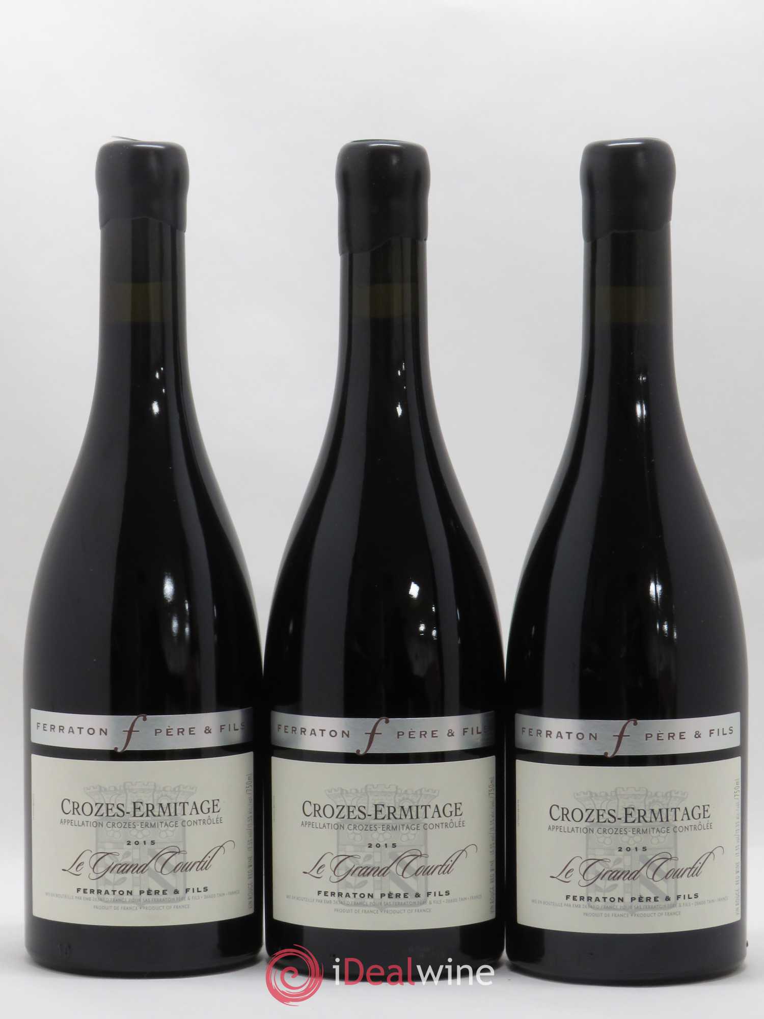 Crozes-Hermitage Le Grand Courtil Maison Ferraton 2015 - Posten von 3 Flaschen - 0