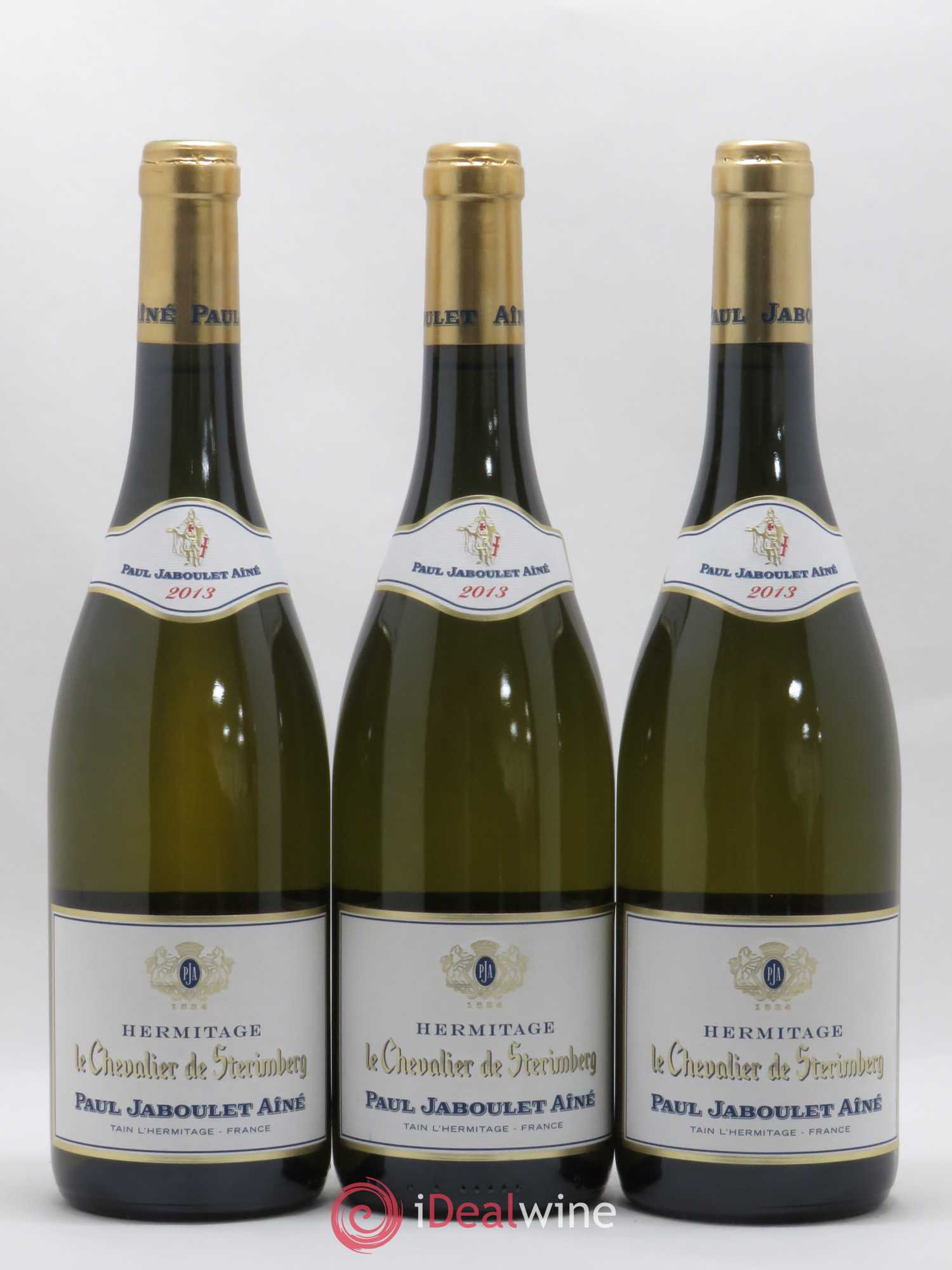 Hermitage Chevalier de Sterimberg Paul Jaboulet Ainé 2013 - Lot de 3 bouteilles - 0