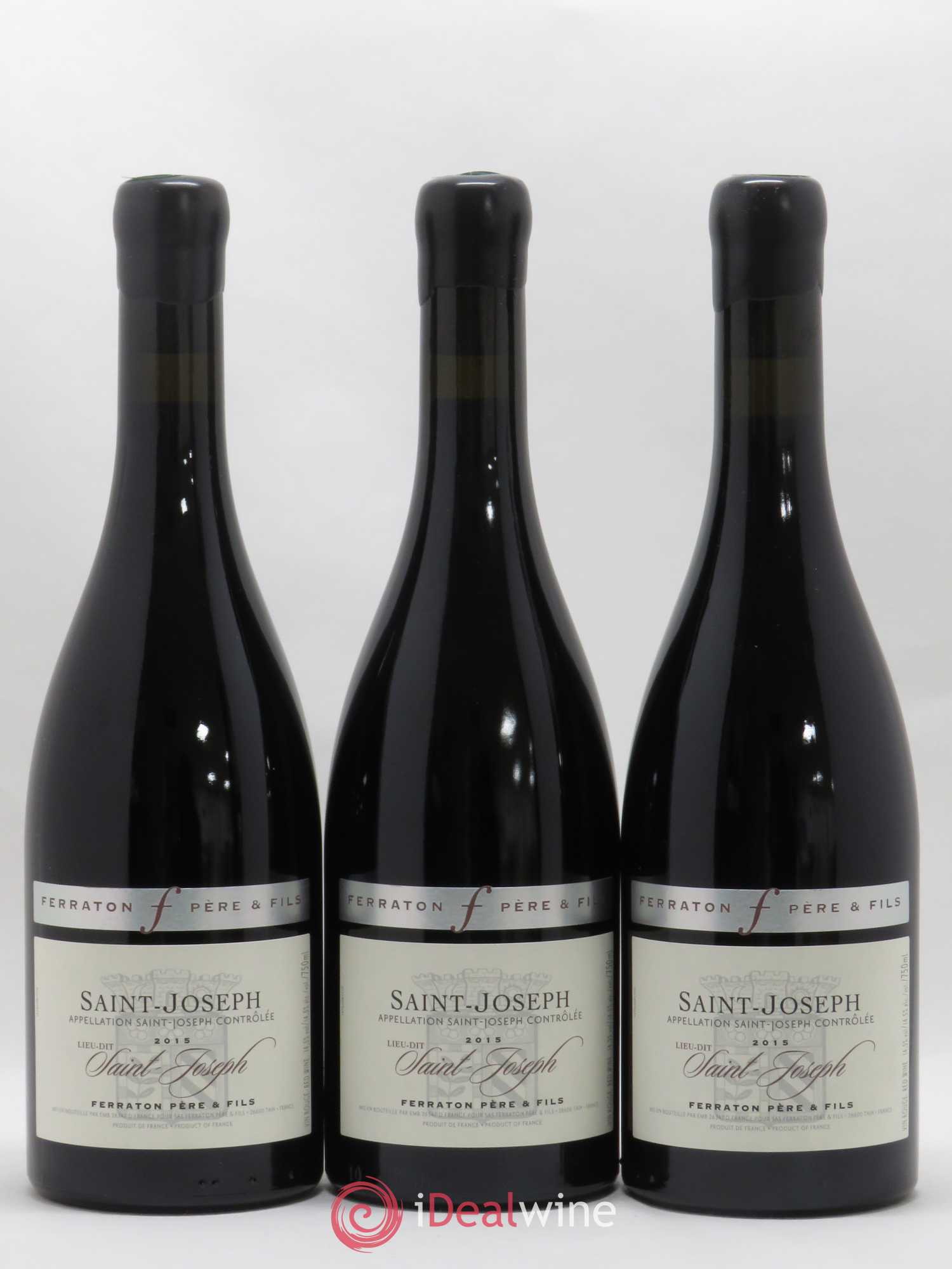 Saint-Joseph Lieu dit Saint Joseph Maison Ferraton 2015 - Posten von 3 Flaschen - 0