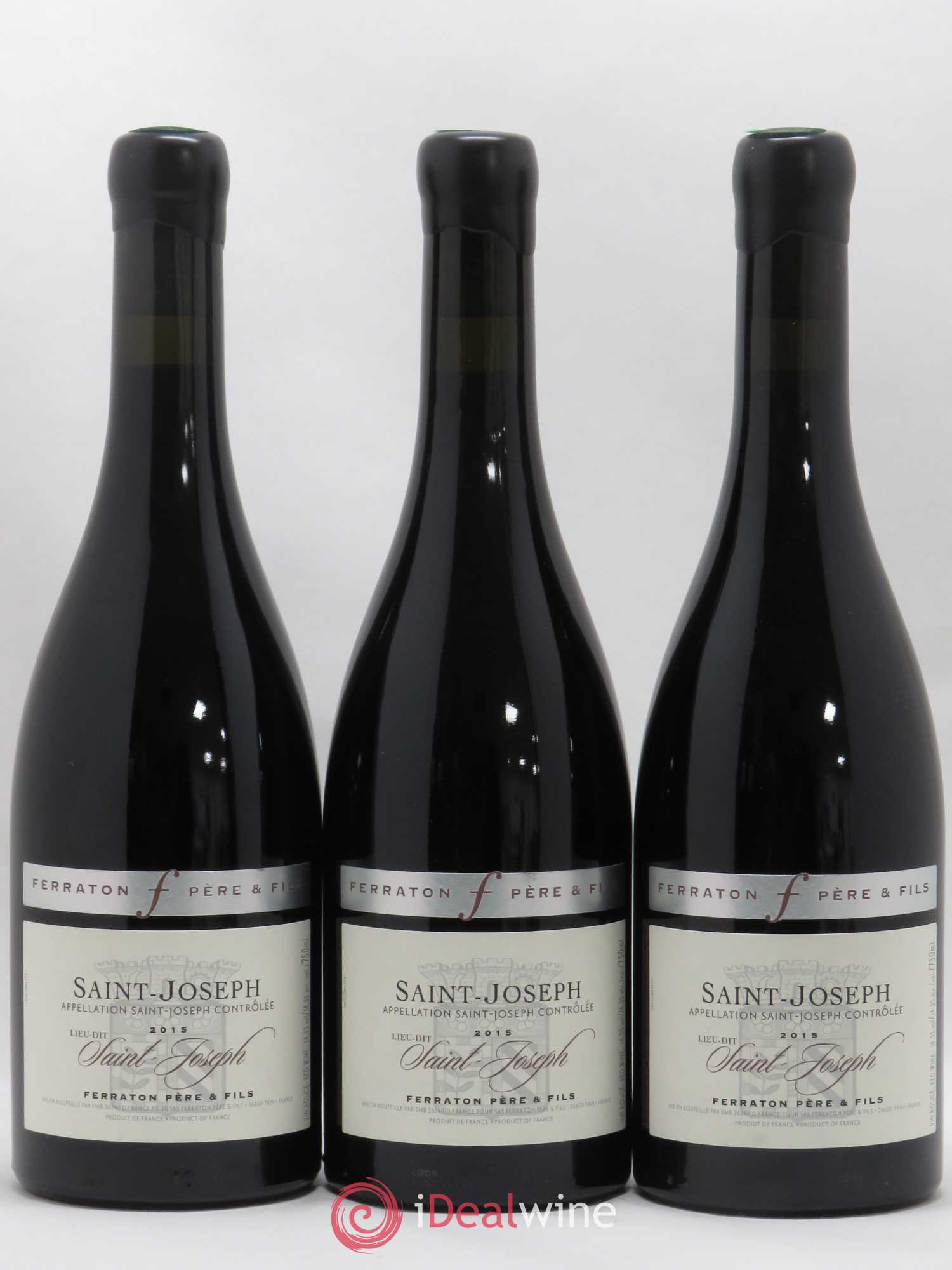 Saint-Joseph Lieu dit Saint Joseph Maison Ferraton 2015 - Posten von 6 Flaschen - 1