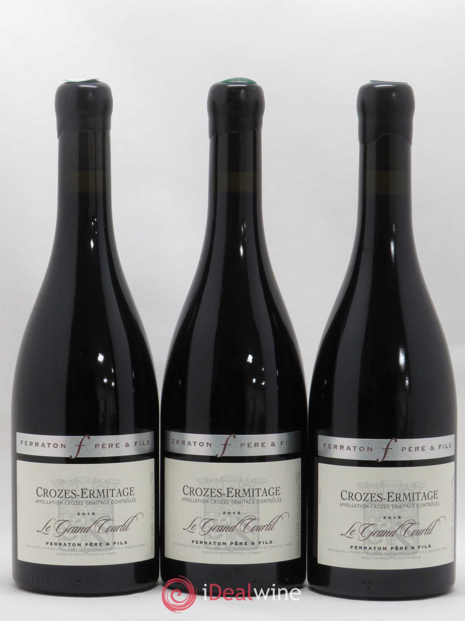 Crozes-Hermitage Le Grand Courtil Maison Ferraton 2015 - Posten von 6 Flaschen - 2