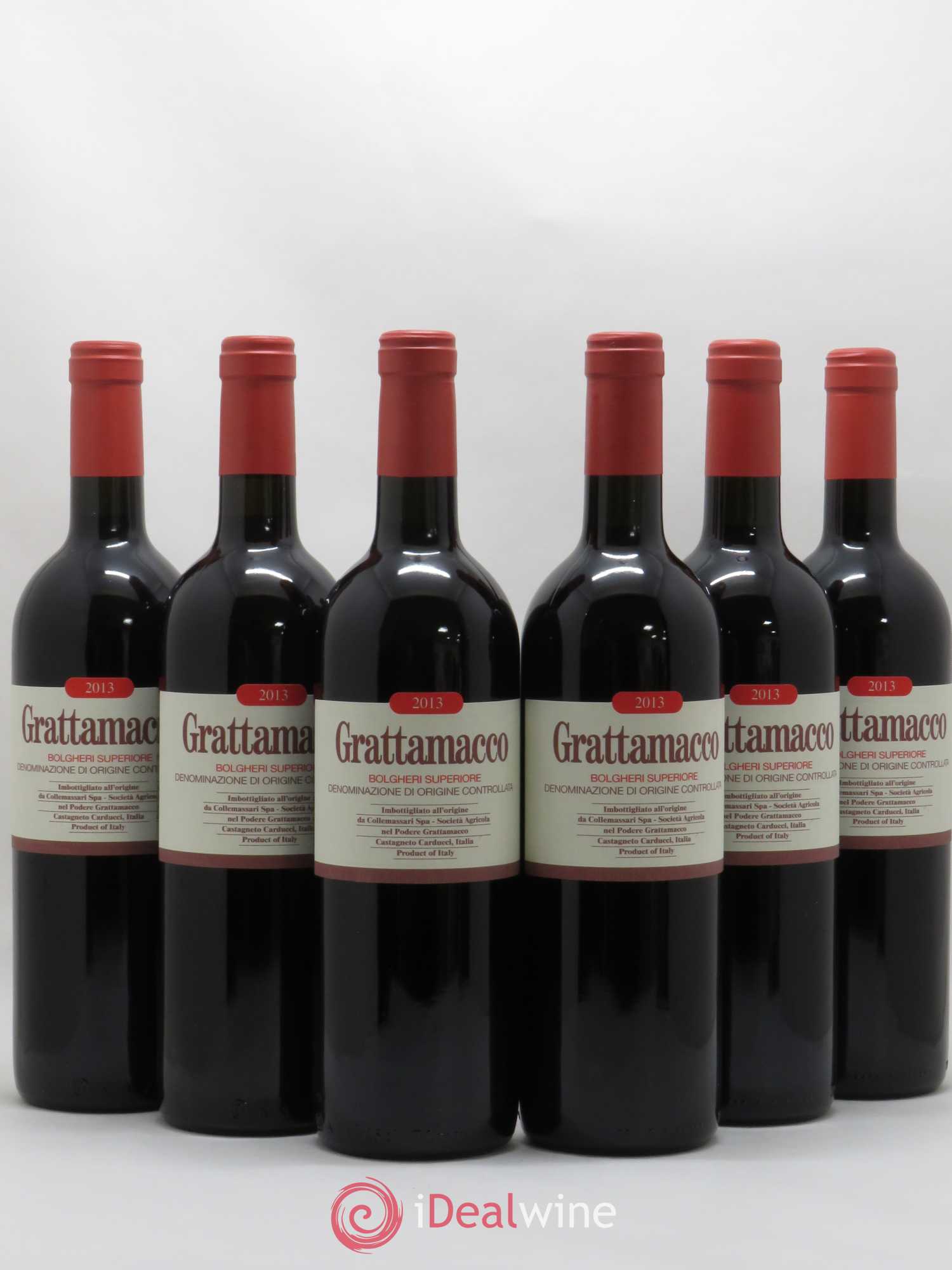 Bolgheri DOC Superiore Grattamacco 2013 - Posten von 6 Flaschen - 0