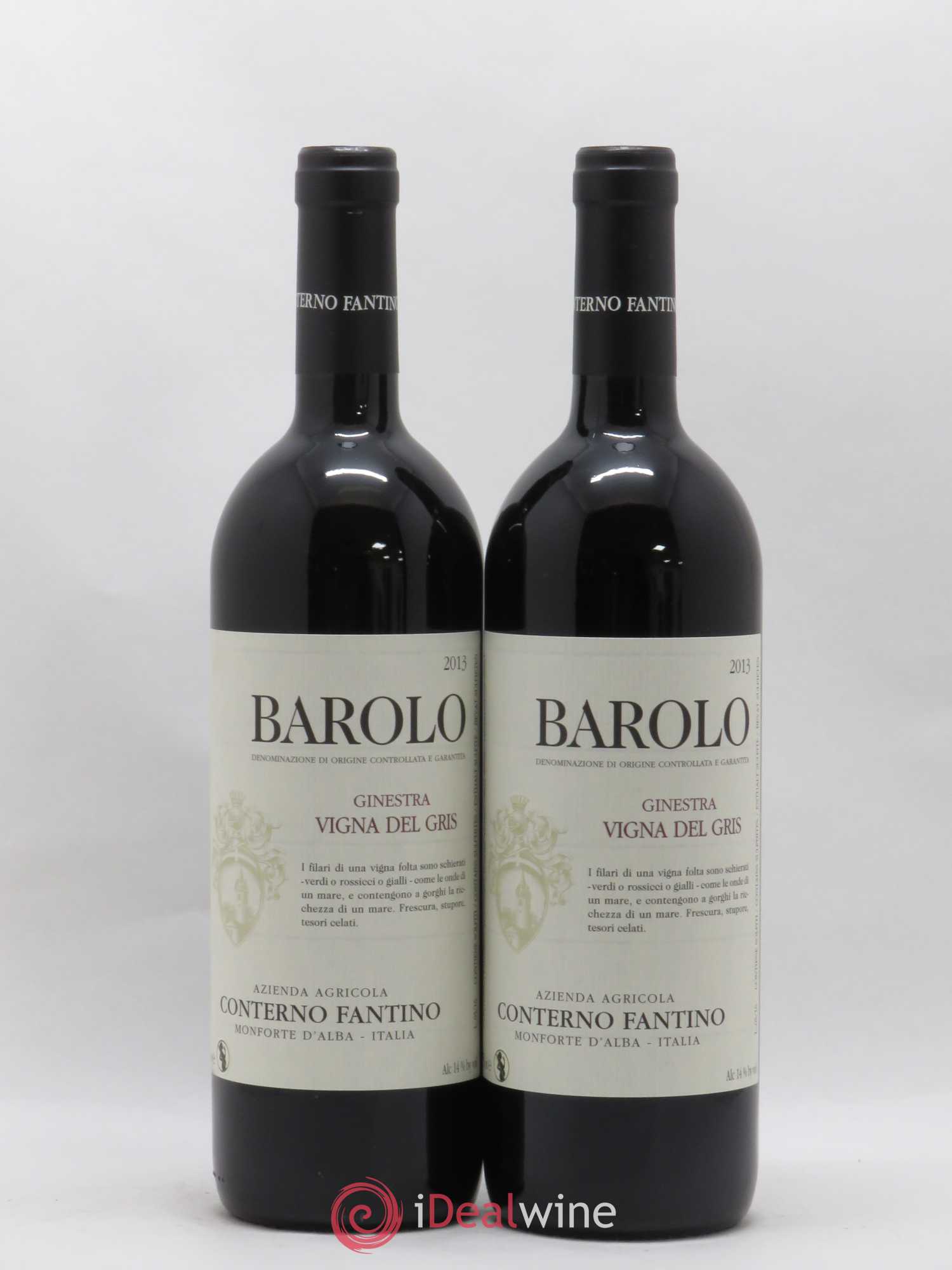 Barolo Conterno Fantino Ginestra Vigna del Gris 2013 - Lotto di 2 bottiglie - 0