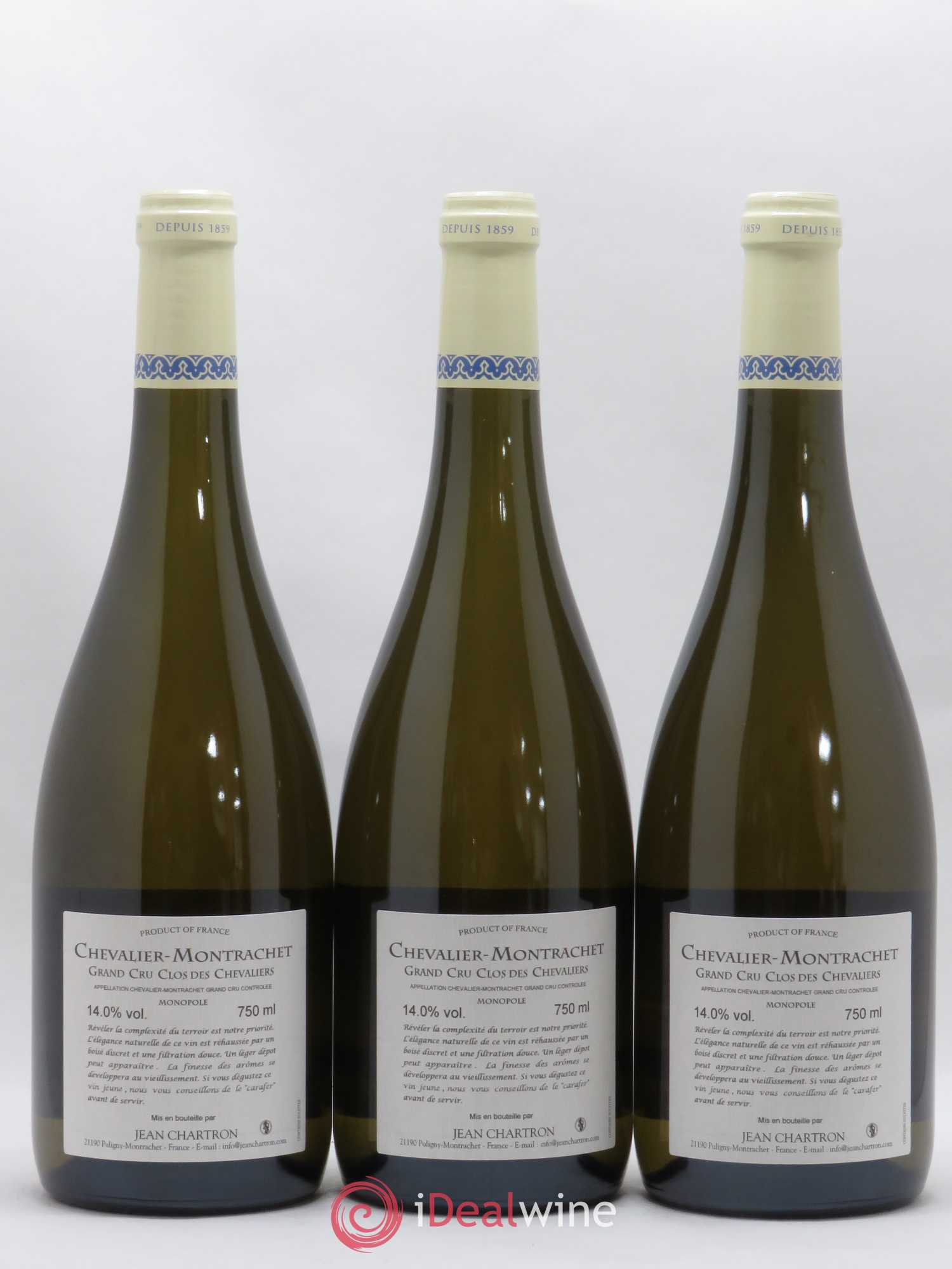 Chevalier-Montrachet Grand Cru Clos des Chevaliers Jean Chartron (Domaine) 2016 - Lot de 3 bouteilles - 1