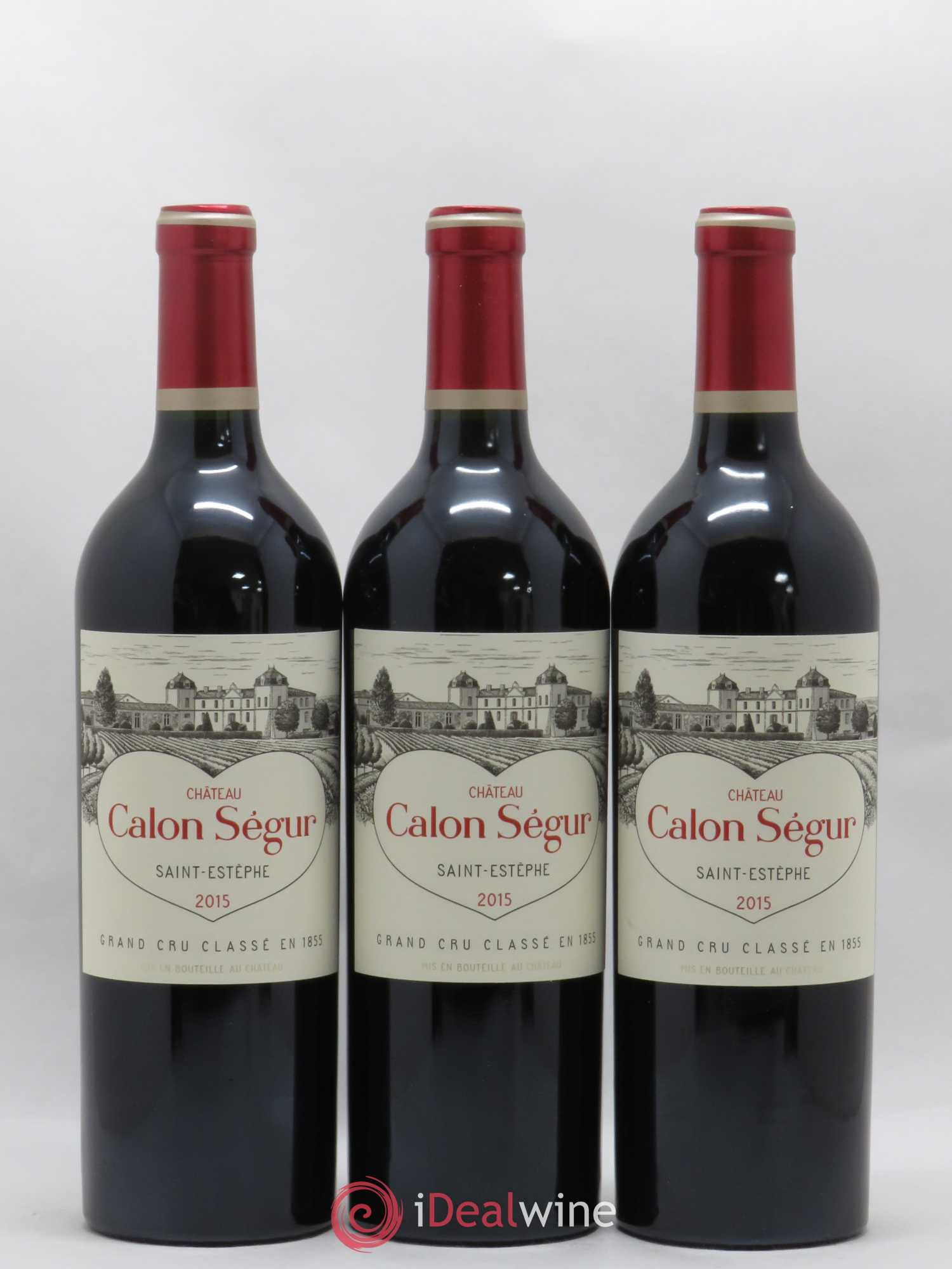 Château Calon Ségur 3ème Grand Cru Classé 2015 - Lot de 6 bouteilles - 1