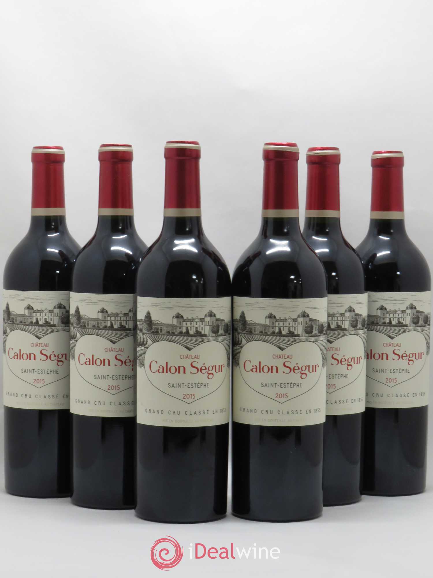 Château Calon Ségur 3ème Grand Cru Classé 2015 - Lot de 6 bouteilles - 0