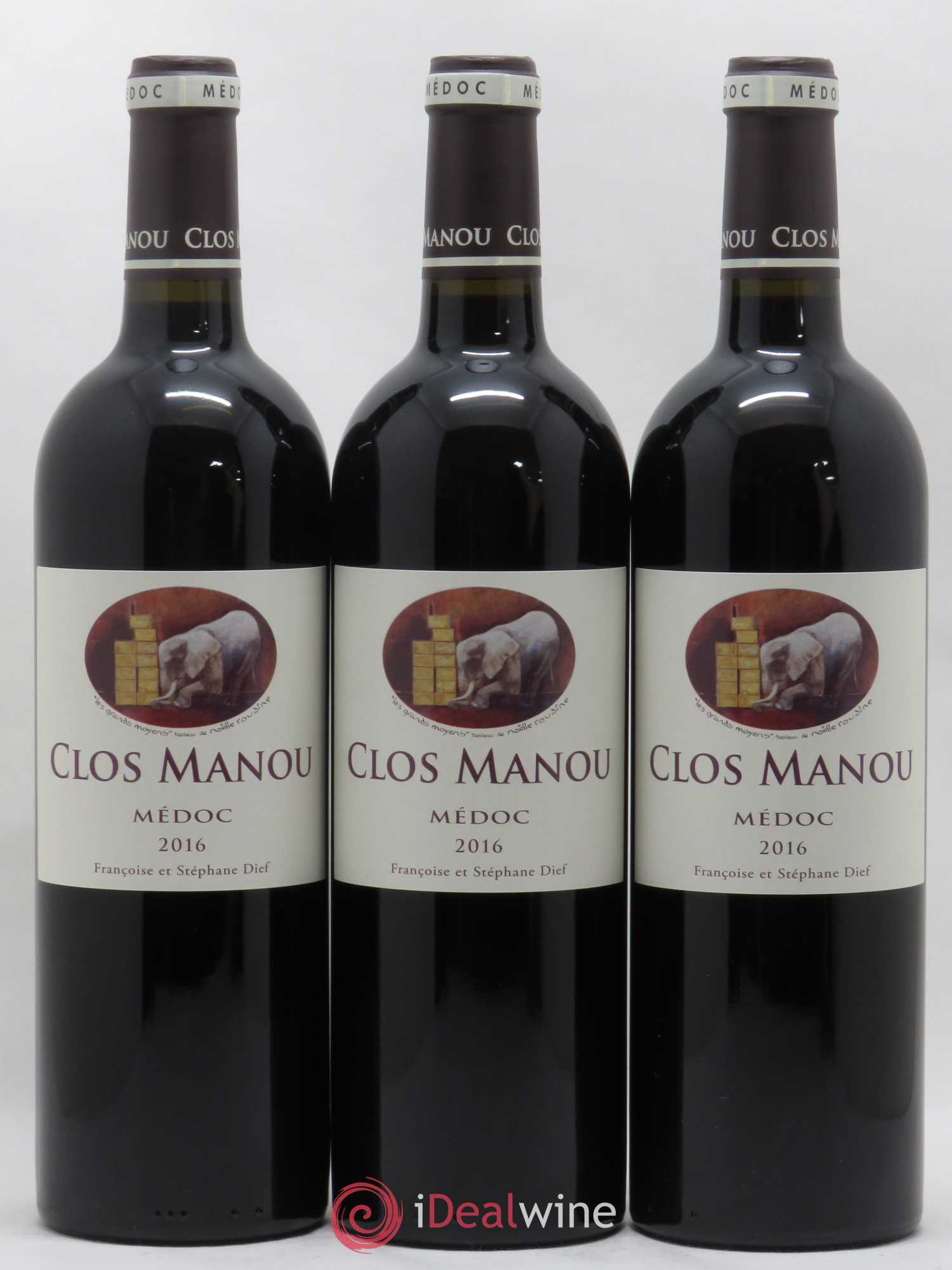 Clos Manou 2016 - Posten von 6 Flaschen - 2