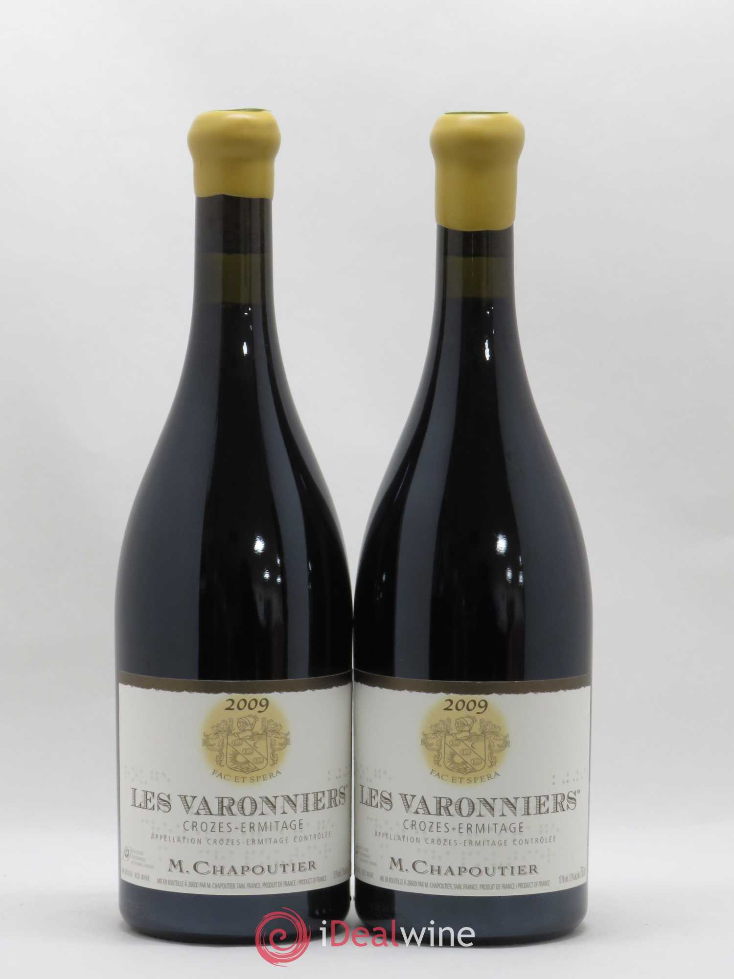 Crozes-Hermitage Les Varonniers Chapoutier 2009 - Lot de 2 bouteilles - 0