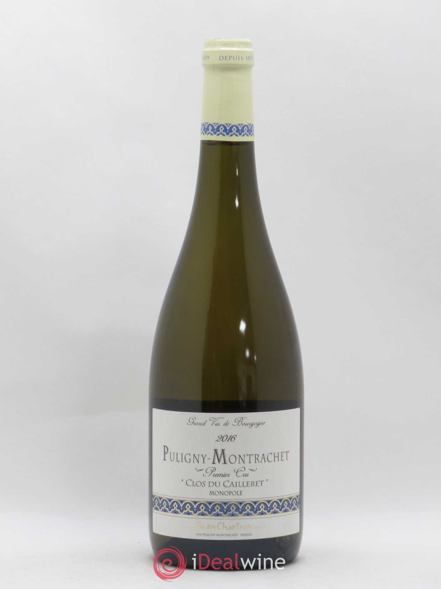 Puligny-Montrachet 1er Cru Clos du cailleret Jean Chartron (Domaine) 2016 - Lot de 1 bouteille - 0