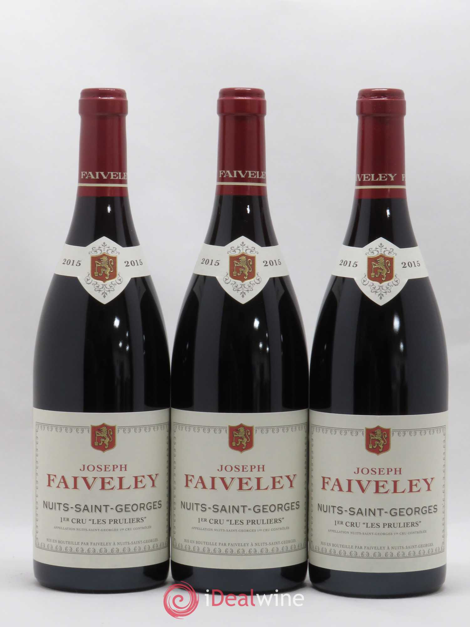 Nuits-Saint-Georges 1er Cru Les Pruliers Domaine Faiveley 2015 - Posten von 3 Flaschen - 0