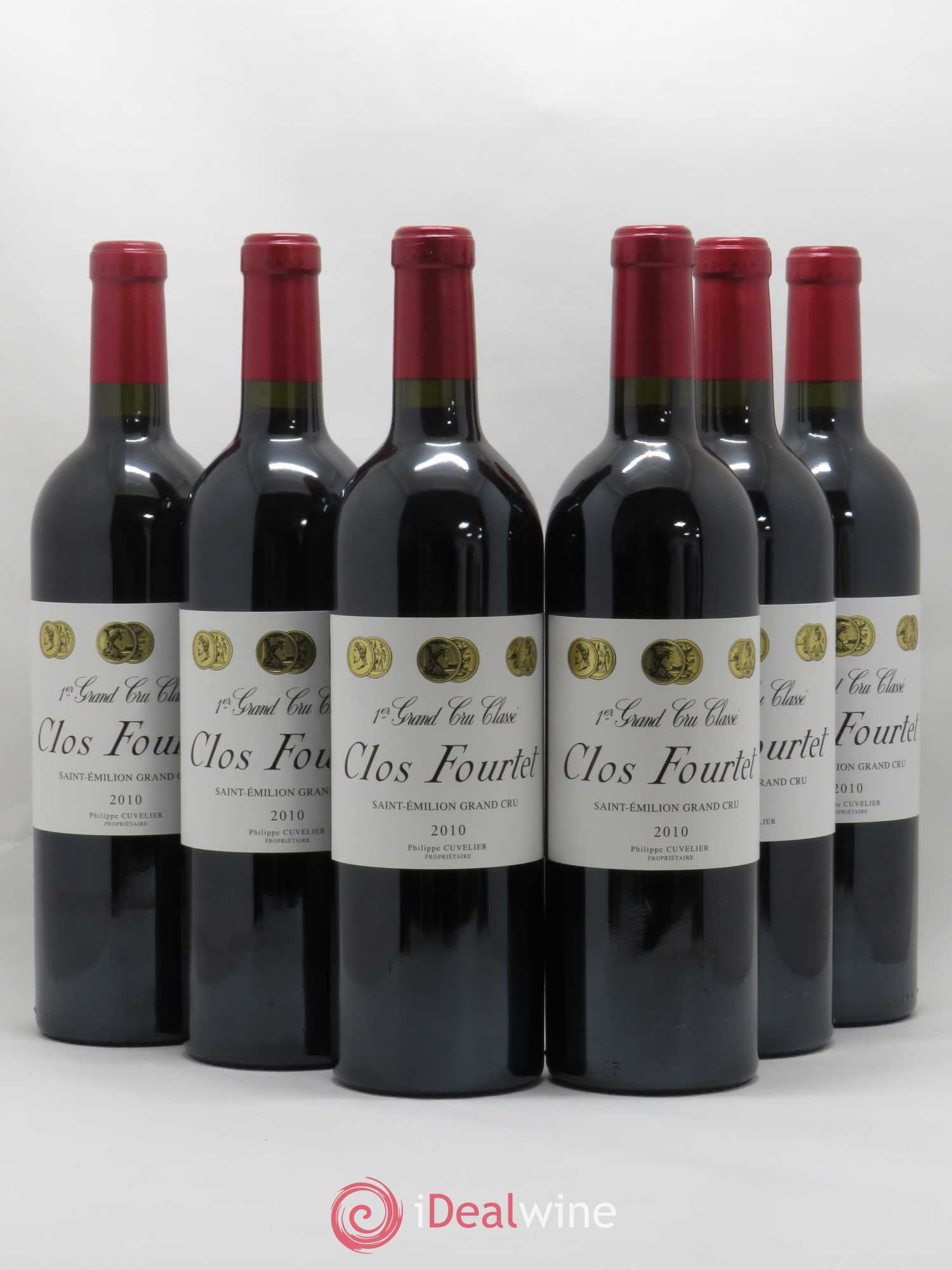 Clos Fourtet 1er Grand Cru Classé B 2010 - Lot de 6 bouteilles - 0