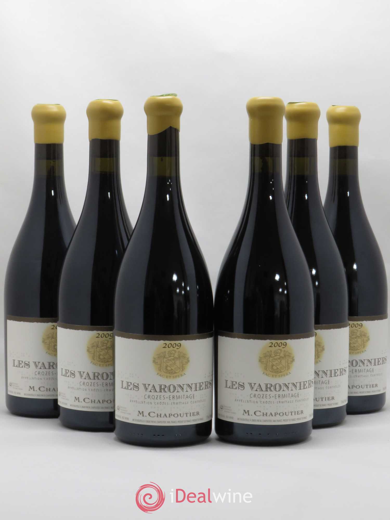 Crozes-Hermitage Les Varonniers Chapoutier 2009 - Lot de 6 bouteilles - 0