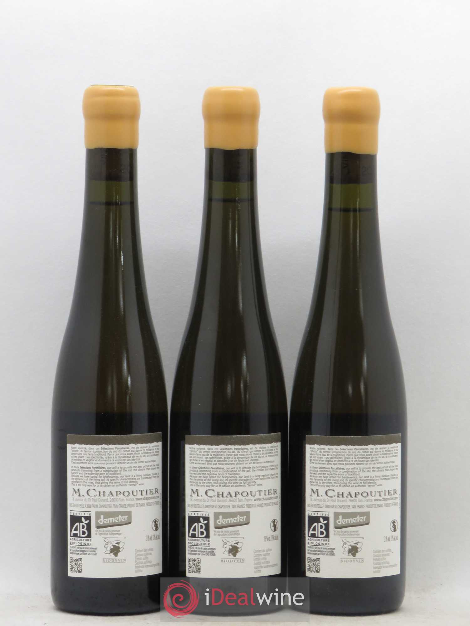 Hermitage Vin de Paille Chapoutier 2010 - Posten von 3 Demi-Flaschen - 1