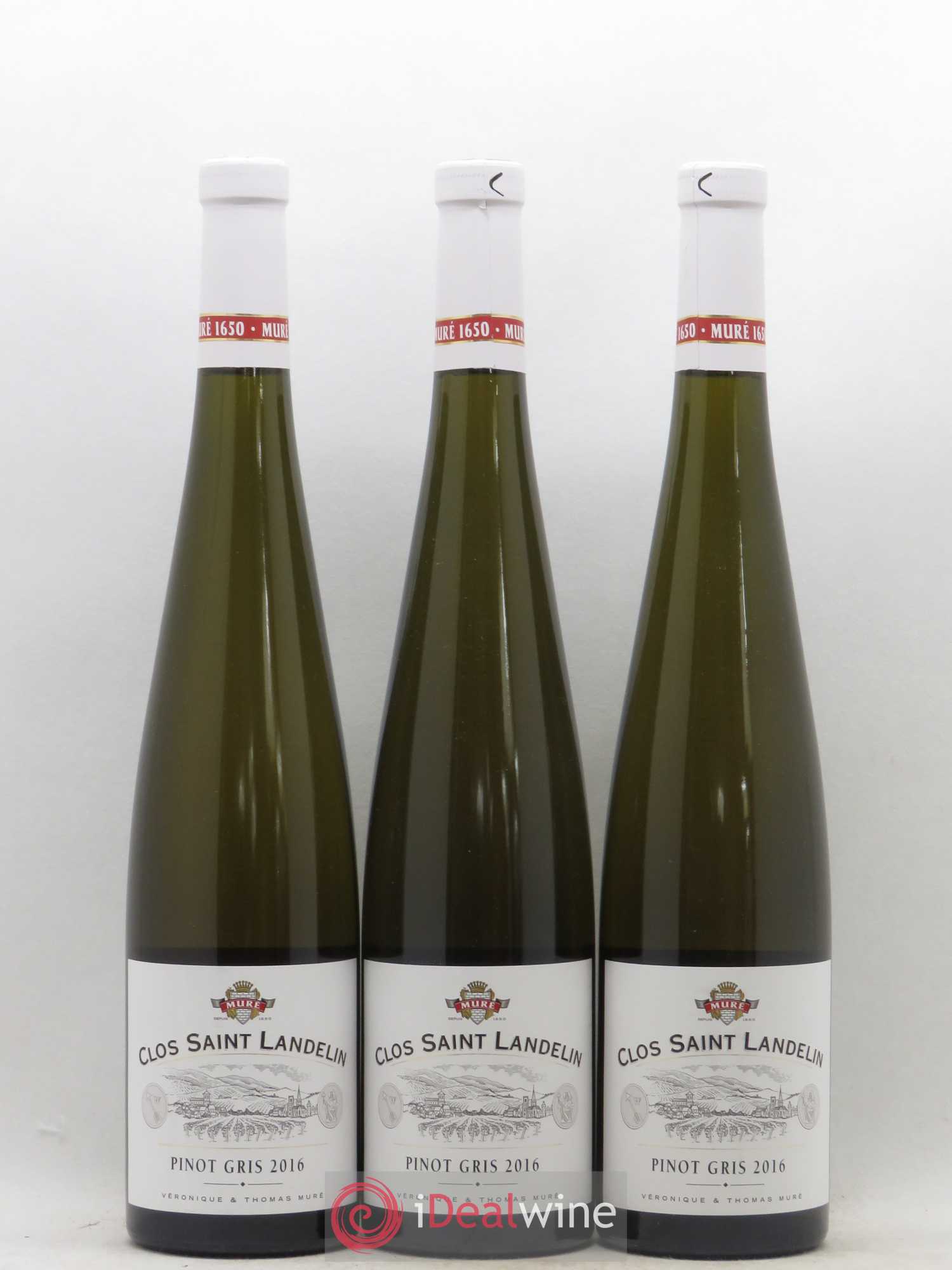 Alsace Pinot Gris Clos Saint Landelin Muré 2016 - Posten von 3 Flaschen - 0
