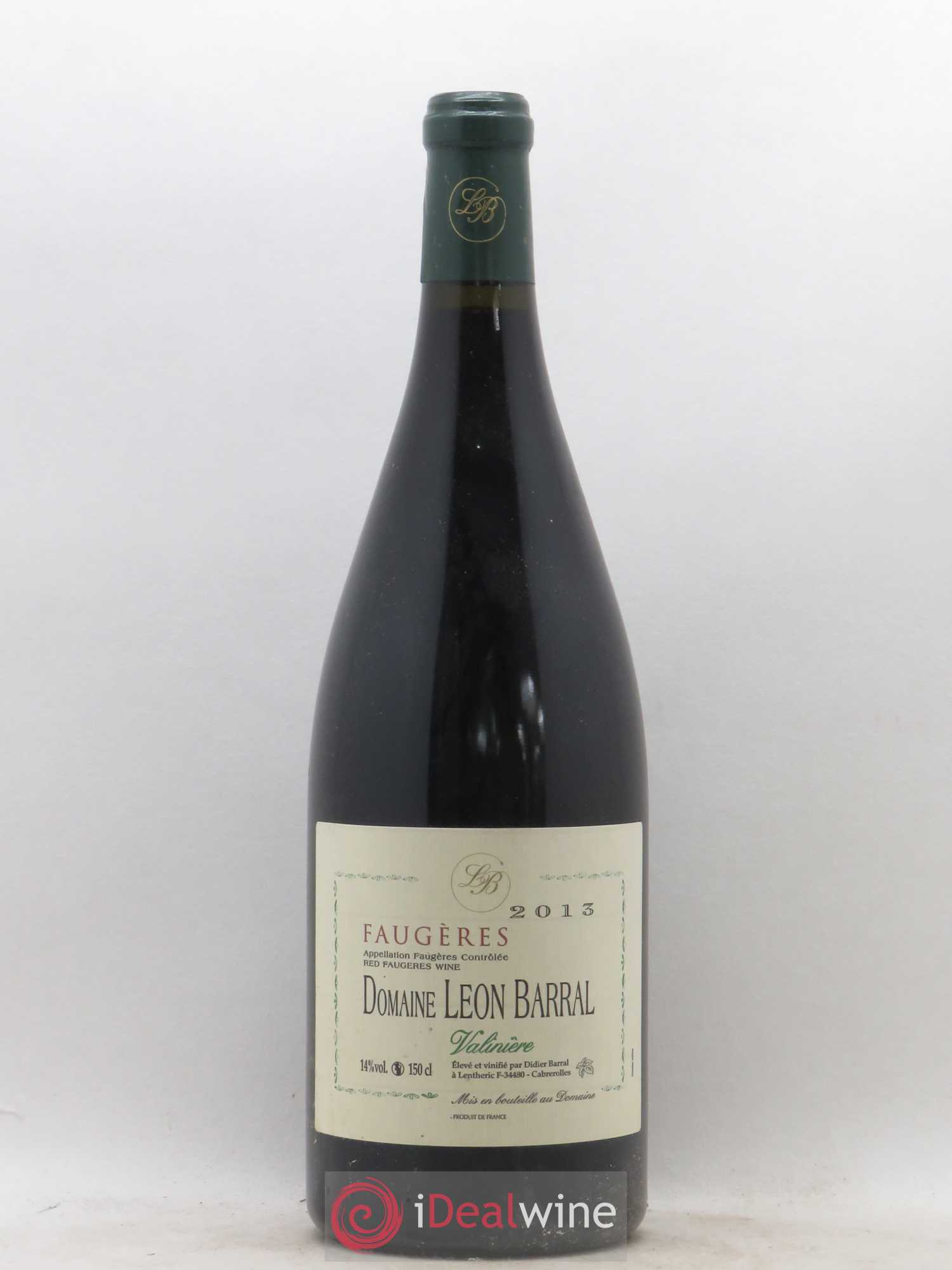 Faugères Valinière Domaine Léon Barral 2013 - Lot de 1 magnum - 0