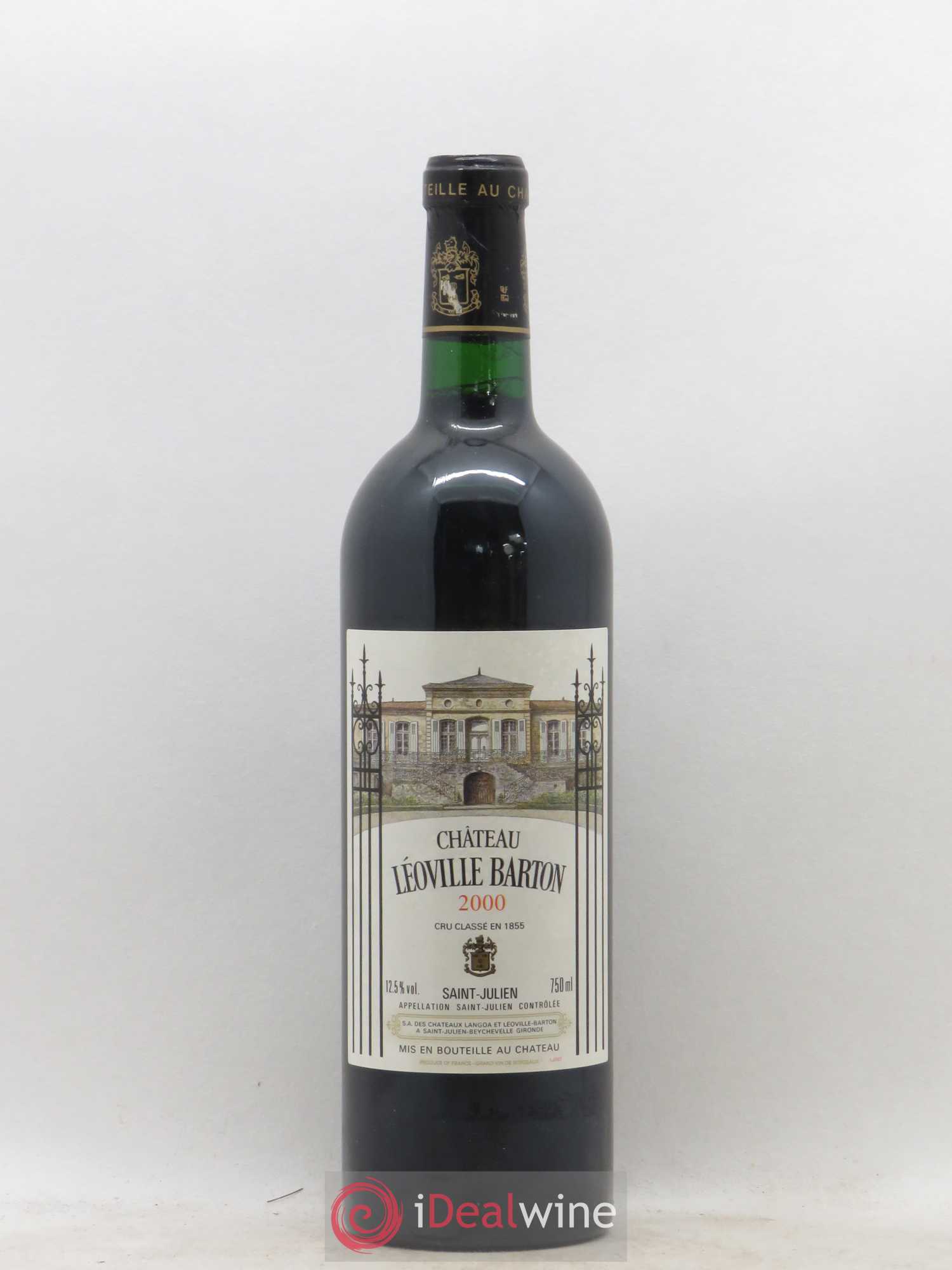 Château Léoville Barton 2ème Grand Cru Classé 2000 - Lot de 1 bouteille - 0