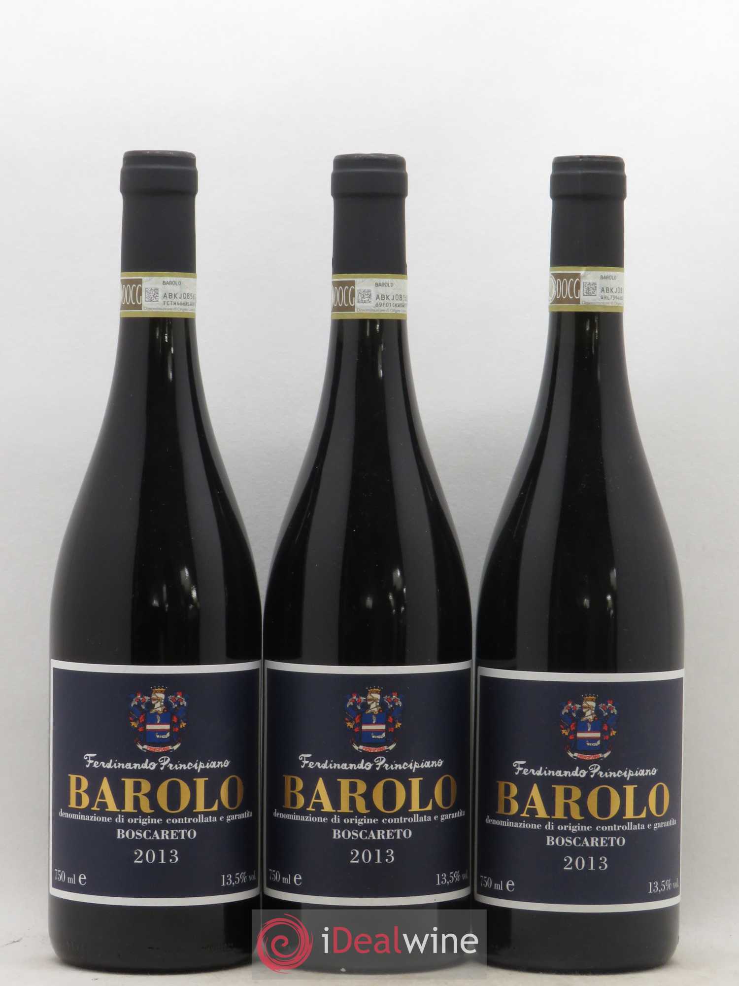 Barolo Boscareto Ferdinando Principiano 2013 - Lot de 3 bouteilles - 0