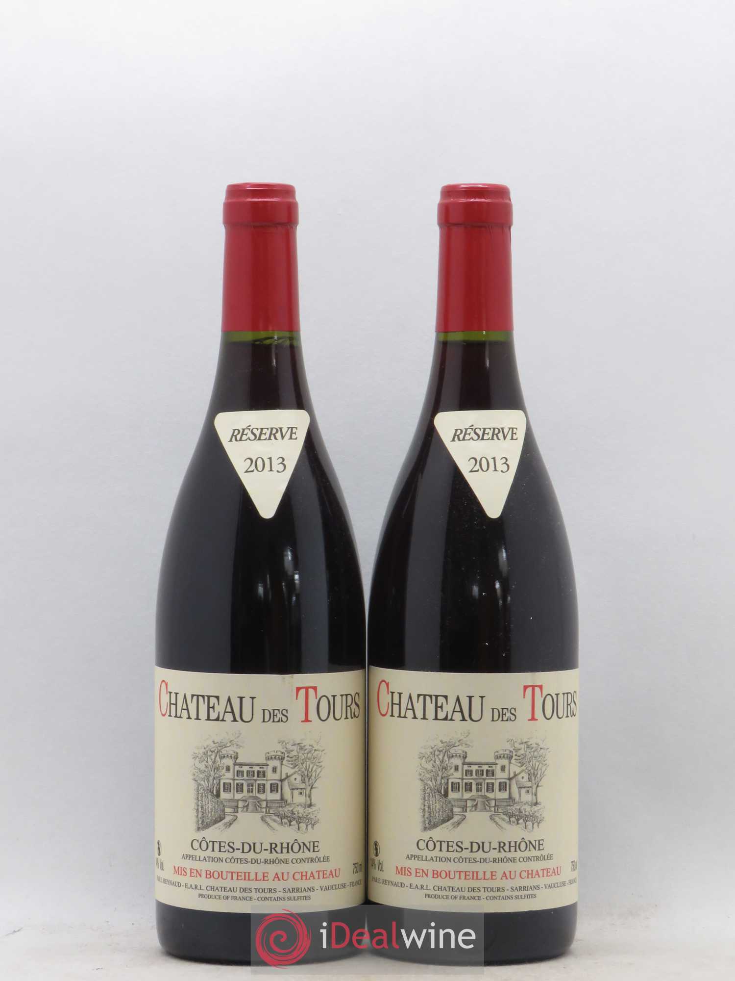 Côtes-du-Rhône Château des Tours Emmanuel Reynaud 2013 - Lot de 2 bouteilles - 0
