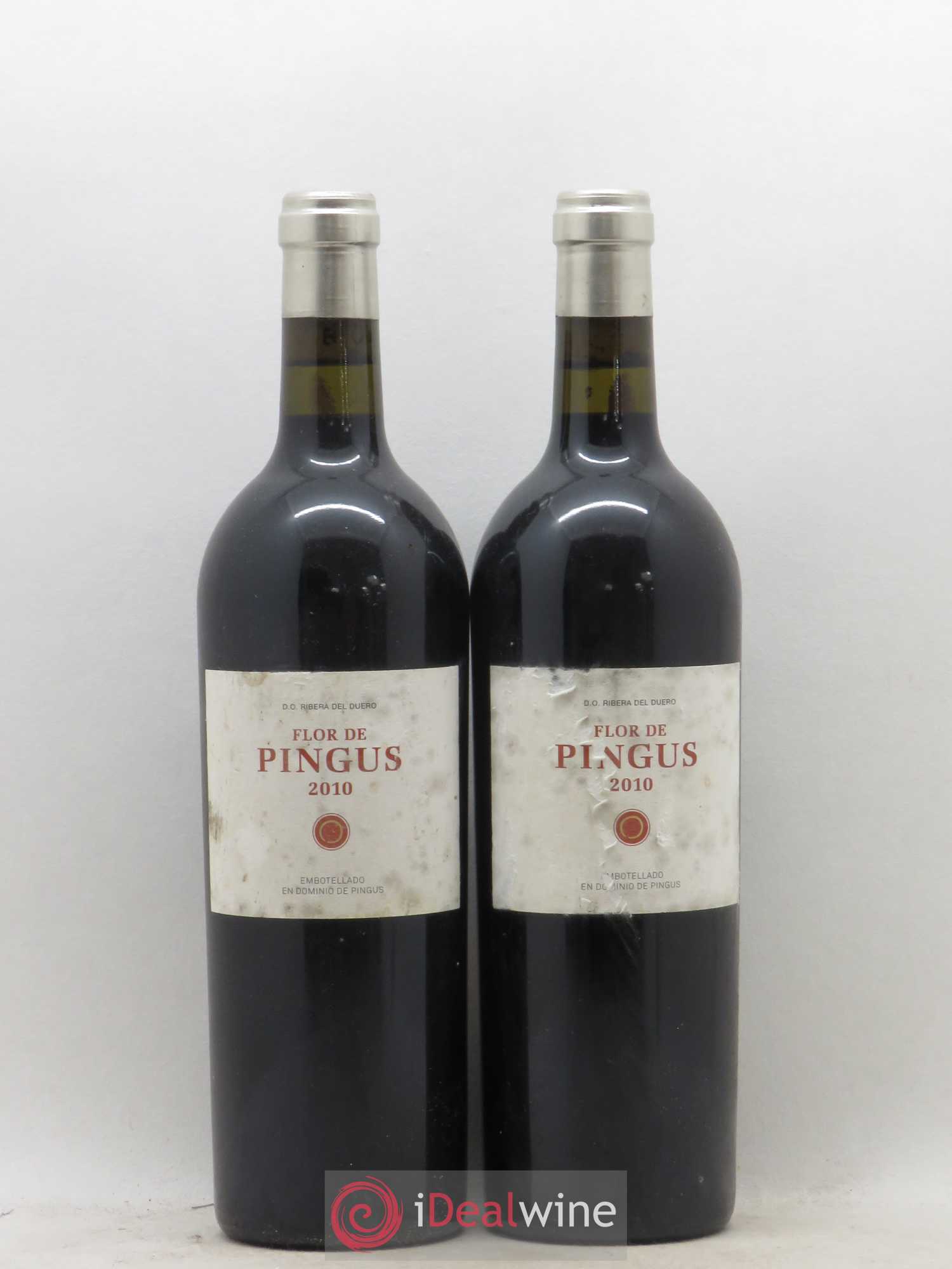 Ribera Del Duero Flor de Pingus Dominio de Pingus - Peter Sisseck 2010 - Lot de 2 bouteilles - 0