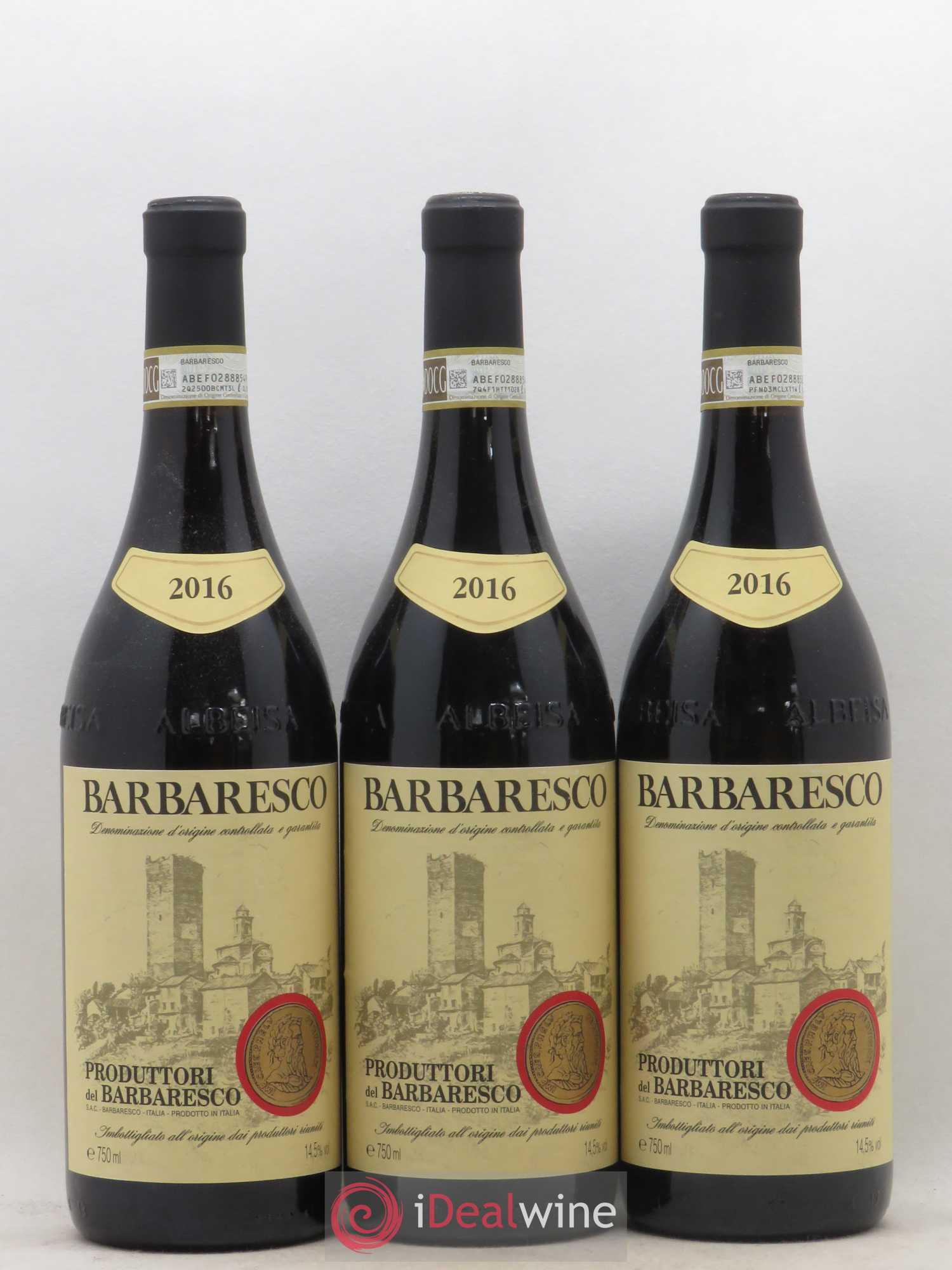 Barbaresco DOCG Produttori del Barbaresco 2016 - Lot de 3 bouteilles - 0