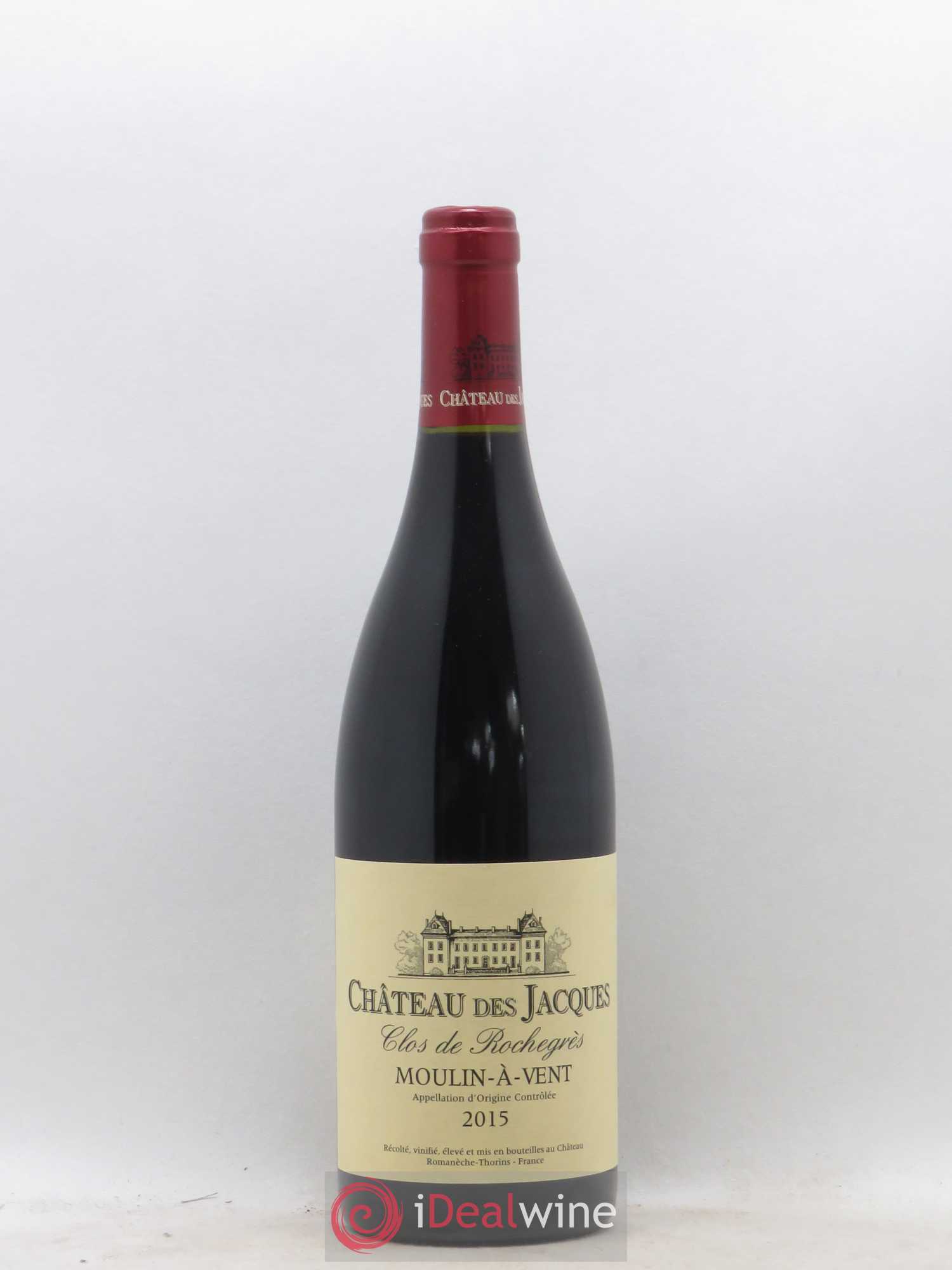Moulin-à-Vent Clos de Rochegrès Château des Jacques 2015 - Lot de 1 bouteille - 0