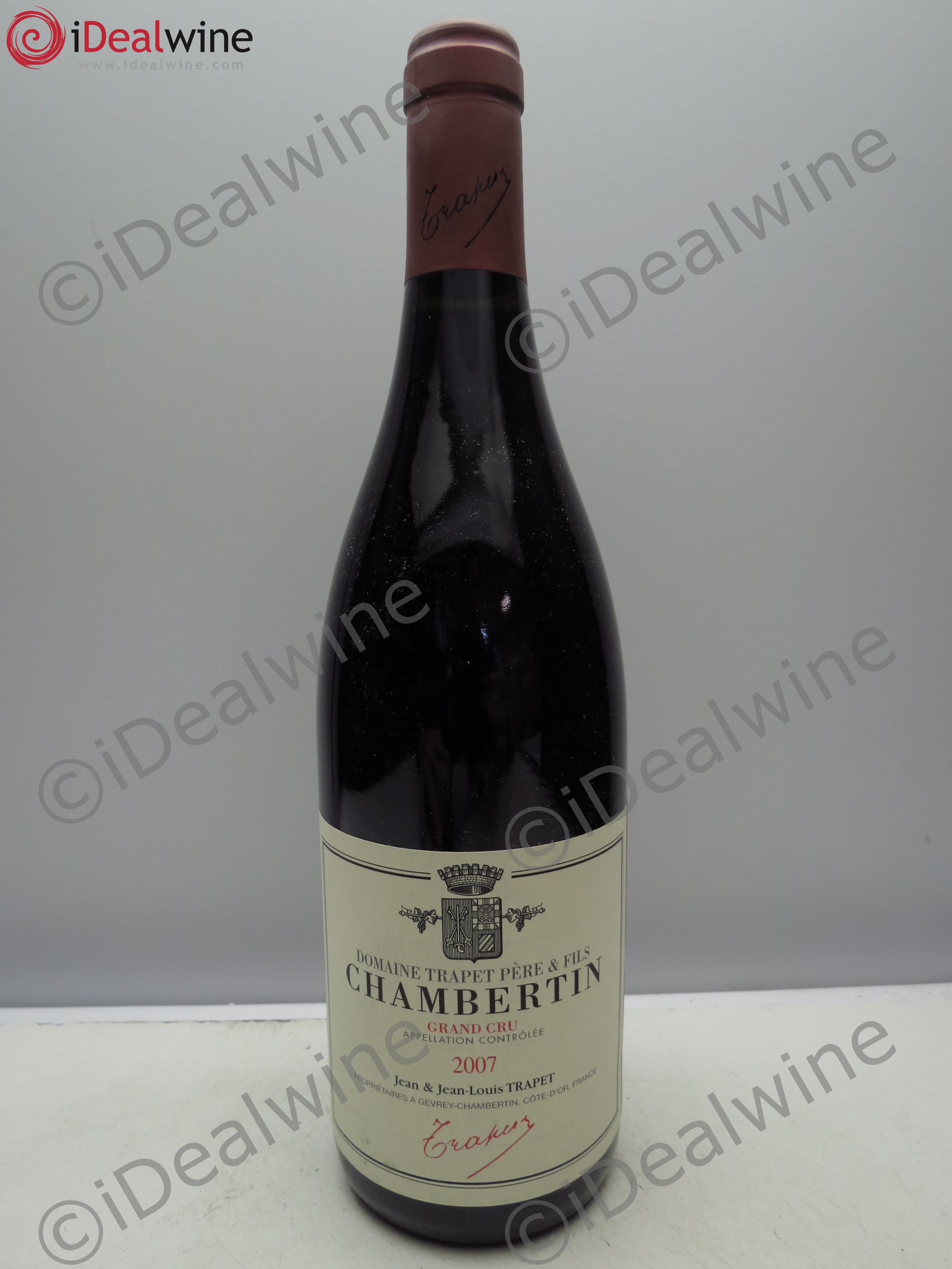 Chambertin Grand Cru Domaine Trapet 2007 - Lot de 1 bouteille - 0