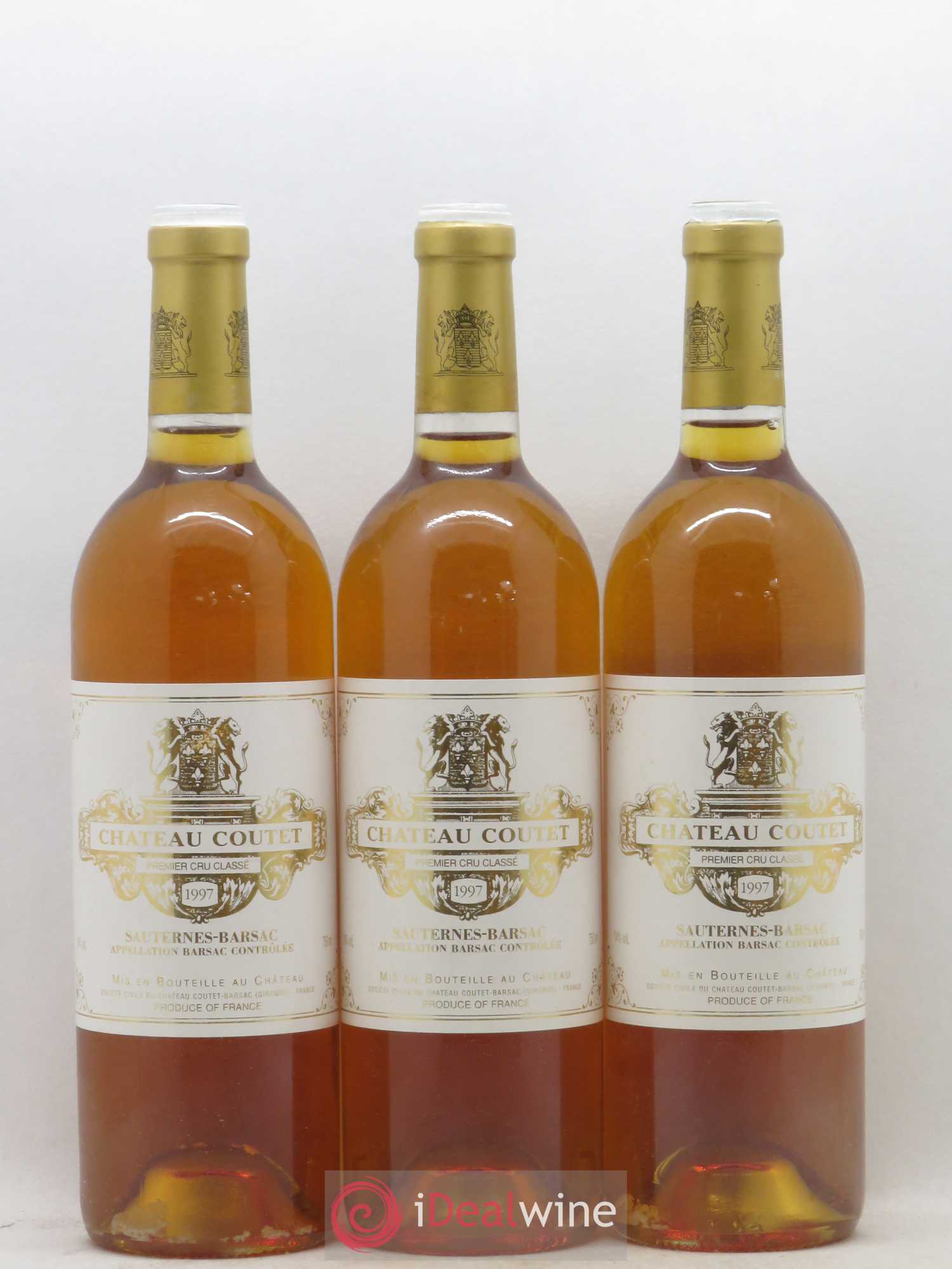 Château Coutet 1er Grand Cru Classé 1997 - Lotto di 6 bottiglie - 1