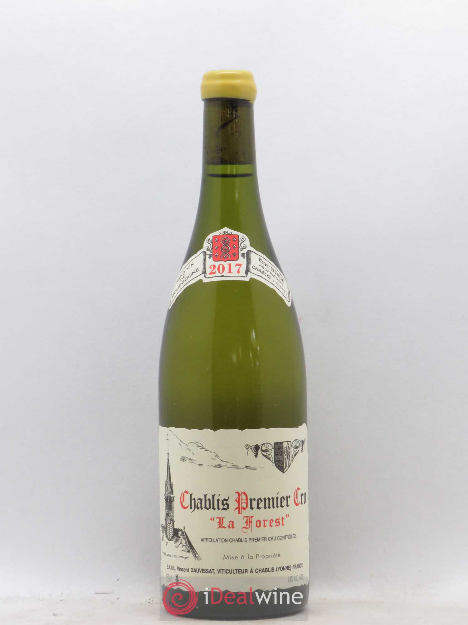 Chablis 1er Cru La Forest Vincent Dauvissat (Domaine) 2017 - Lot de 1 bouteille - 0