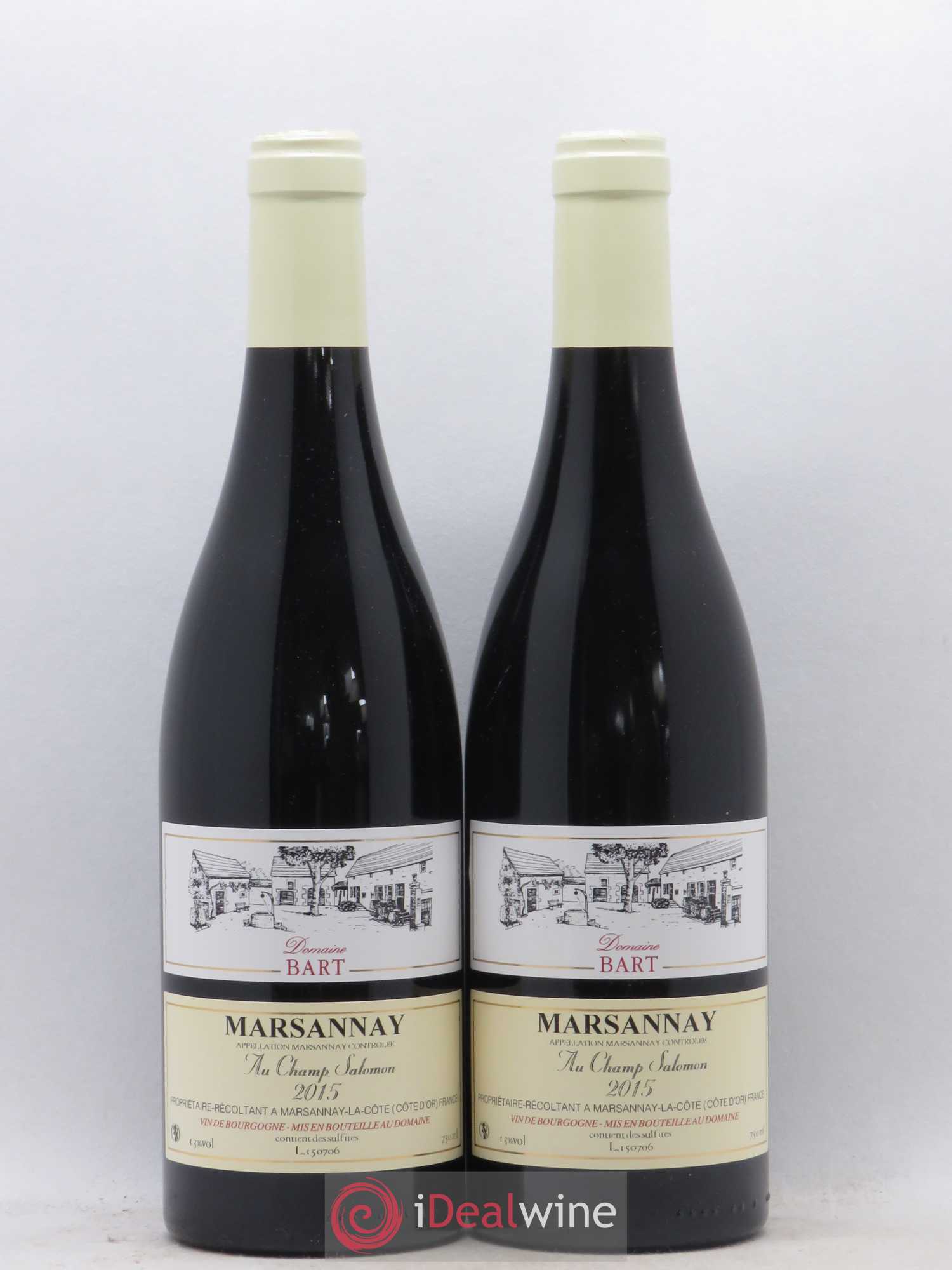 Marsannay Au Champ Salomon Bart (Domaine) 2015 - Lot de 2 bouteilles - 0