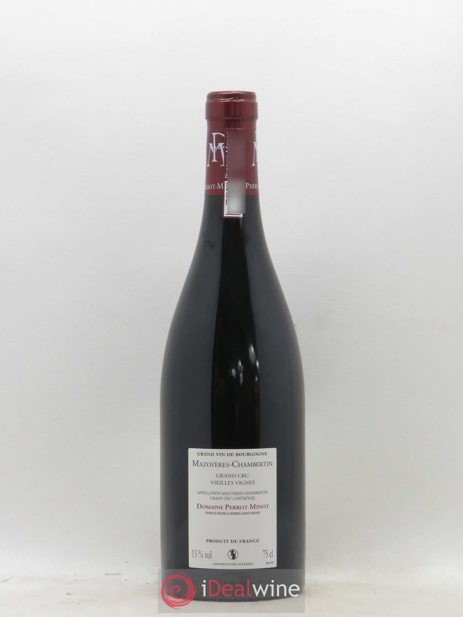 Mazoyères-Chambertin Grand Cru Vieilles Vignes Perrot-Minot 2016 - Lot de 1 bouteille - 1