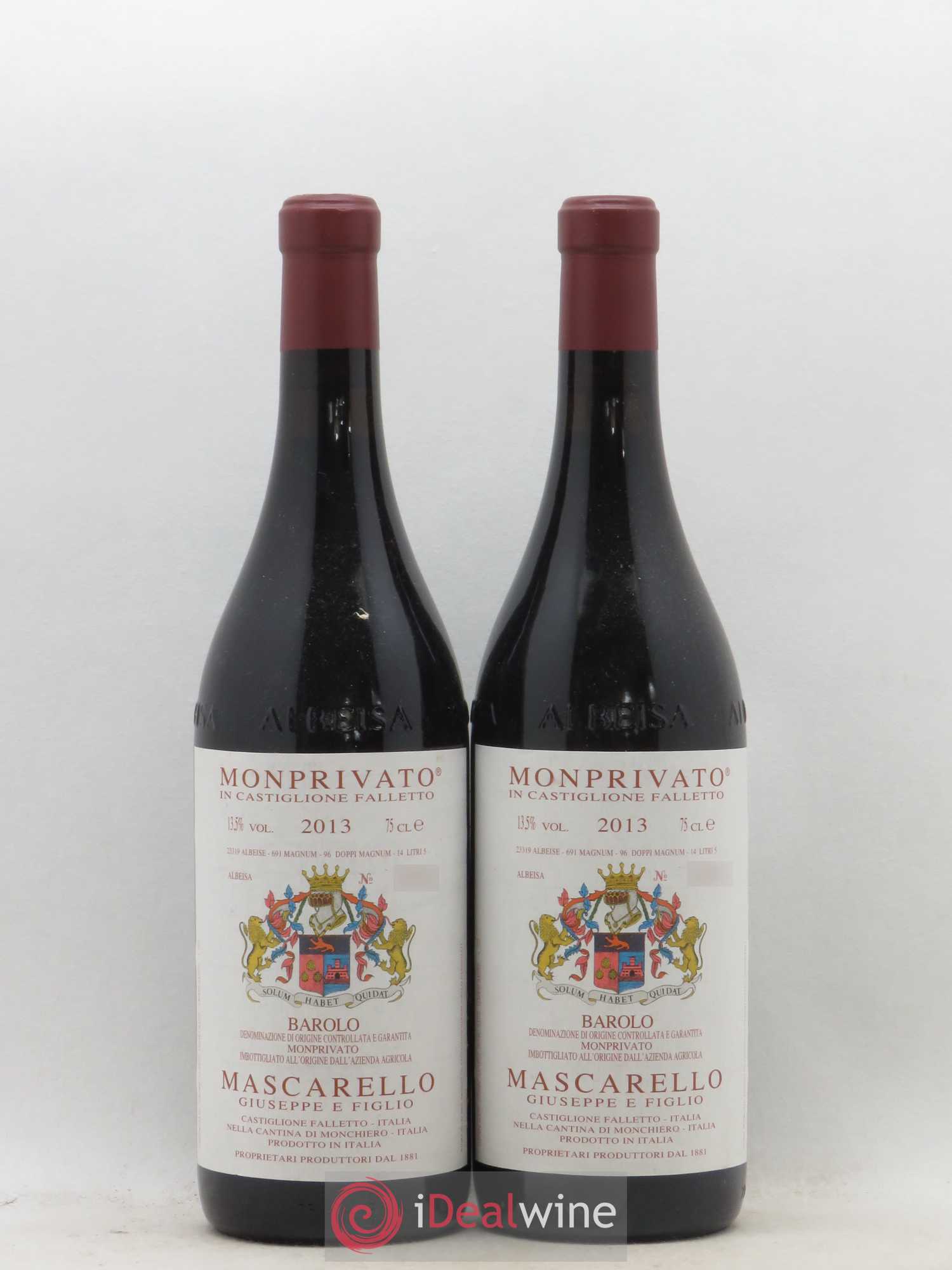 Barolo DOCG Monprivato Giuseppe Mascarello 2013 - Lot de 2 bouteilles - 0